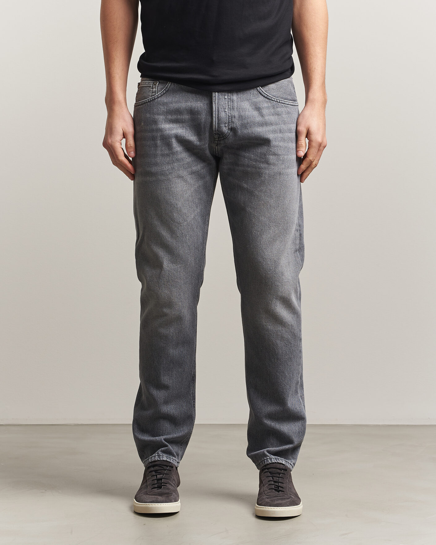 Mies | Farkut | Dondup | Icon Regular Fit Jeans Washed Grey