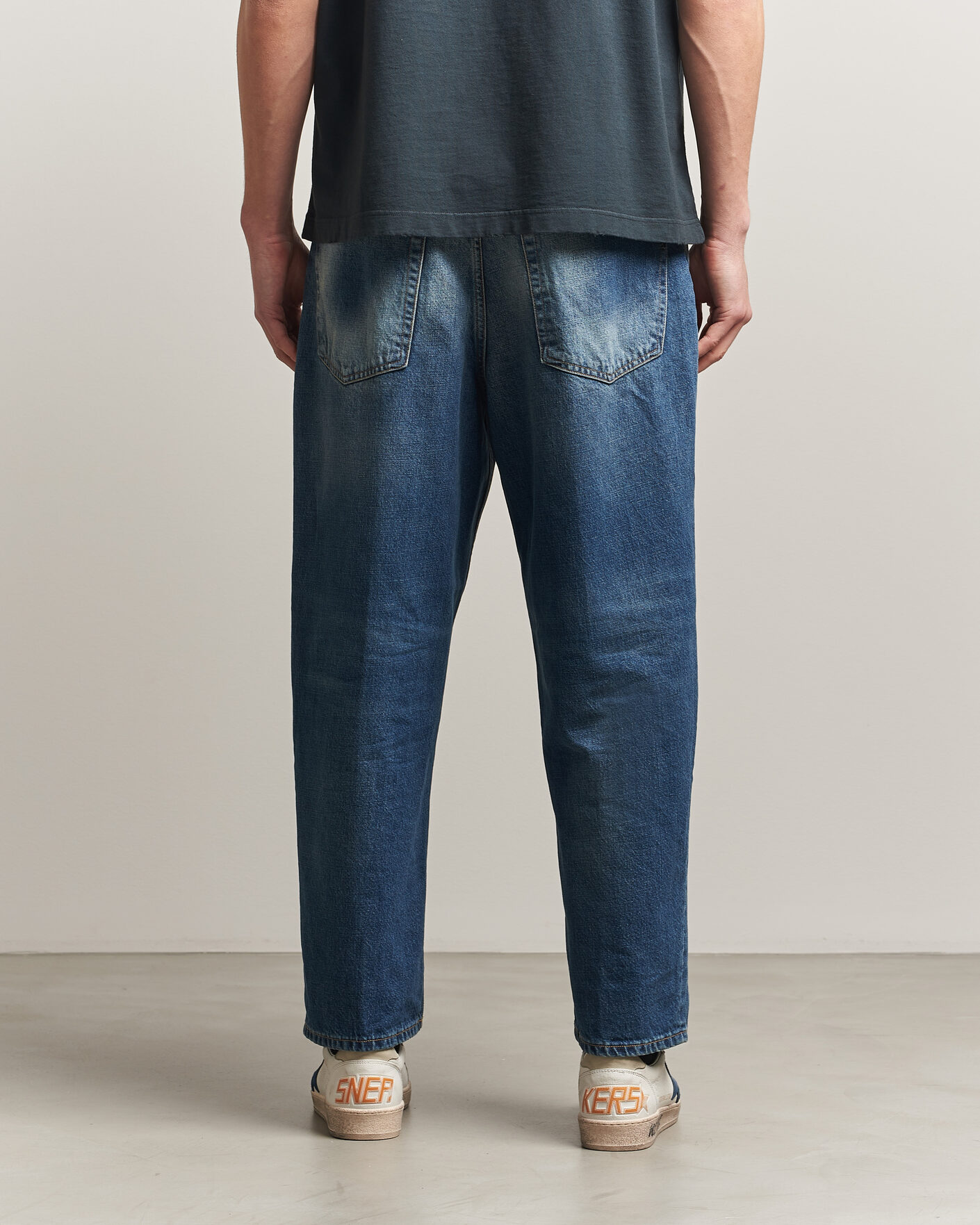 Mies | Kauluspaidat | Dondup | Anthony Loose Fit Jeans Medium Blue