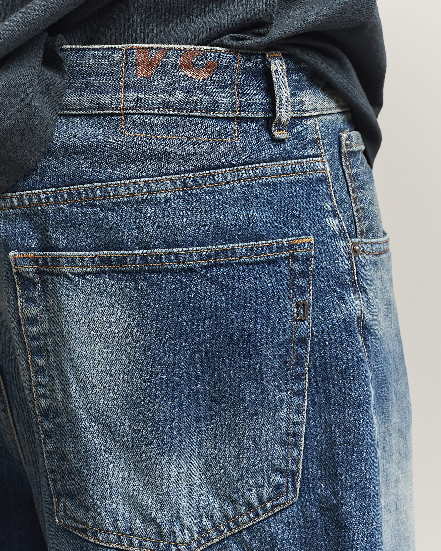 Mies | Kauluspaidat | Dondup | Anthony Loose Fit Jeans Medium Blue