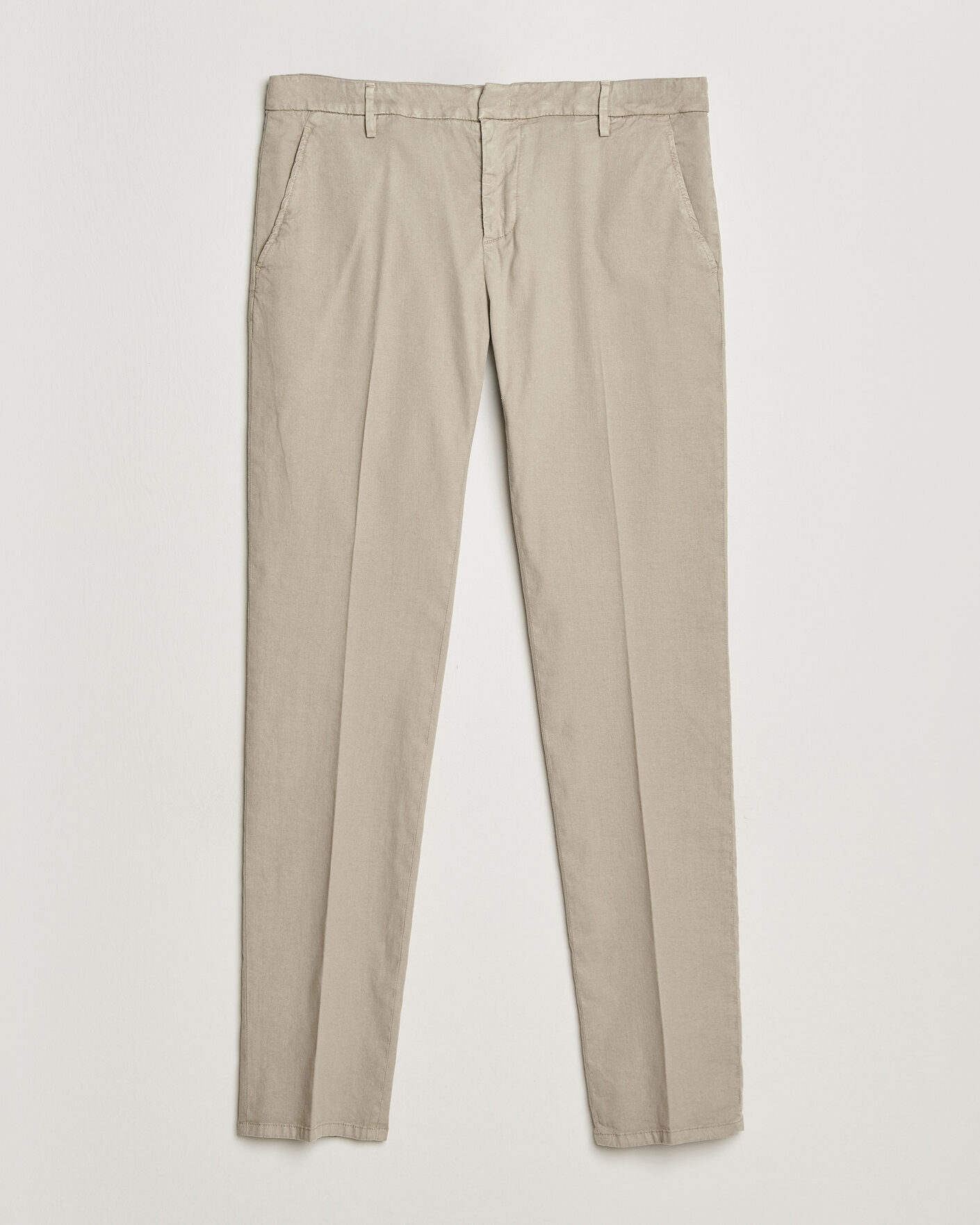 Mies | Housut | Dondup | Spiritisimo Linen Stretch Chinos Beige