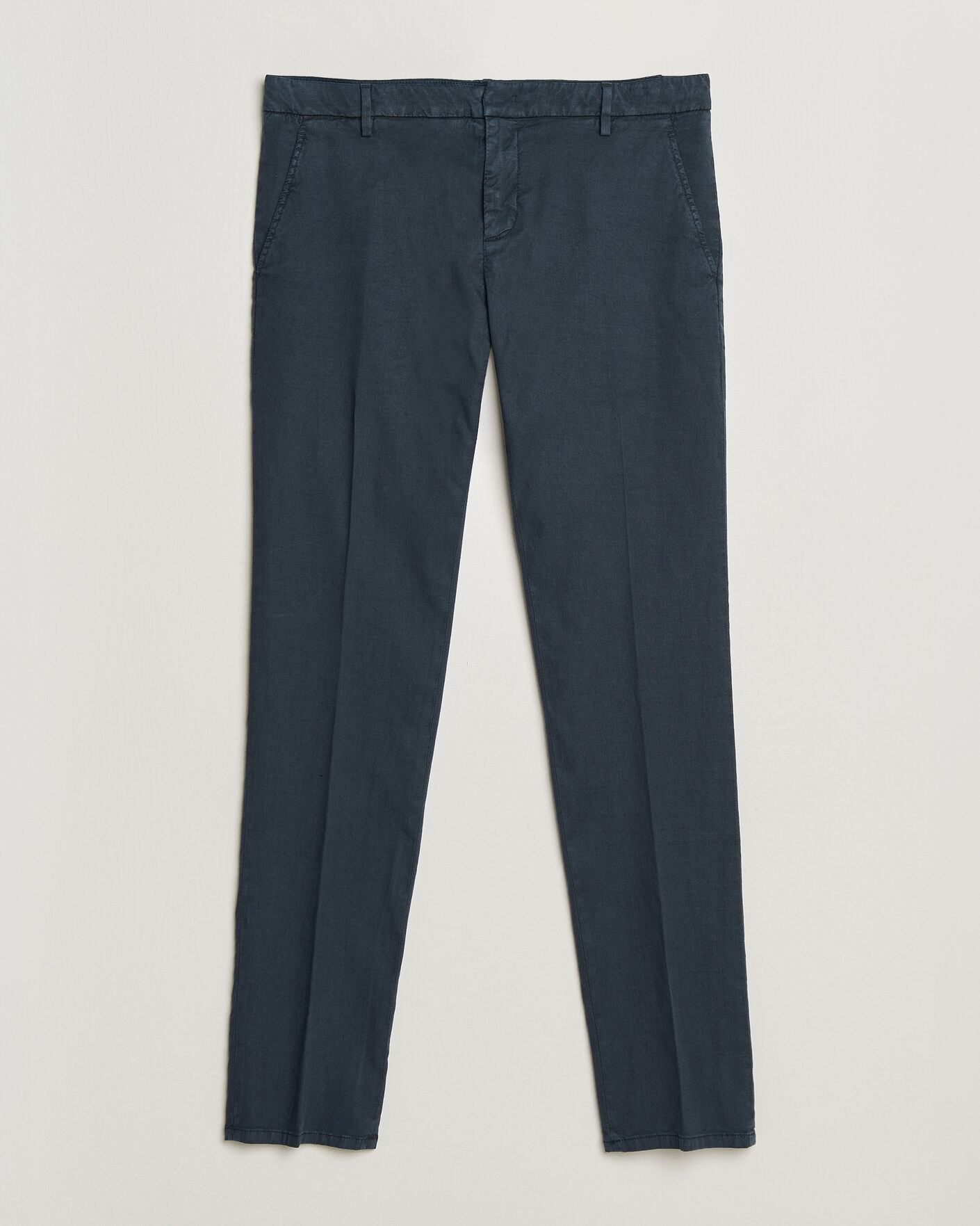 Mies | Housut | Dondup | Spiritisimo Linen Stretch Chinos Navy