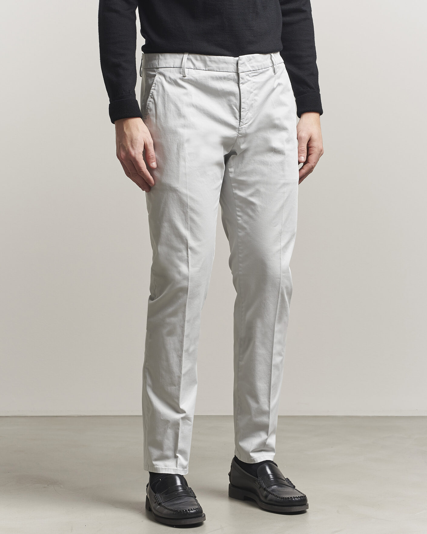 Mies | Housut | Dondup | Spiritisimo Cotton Chinos Light Grey