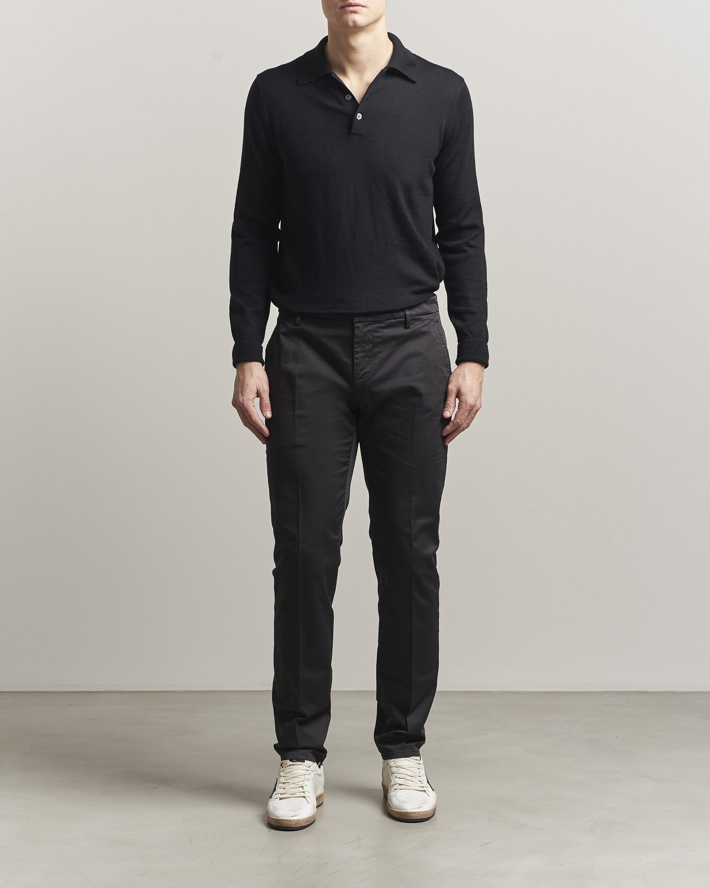 Mies | Housut | Dondup | Spiritisimo Cotton Chinos Black