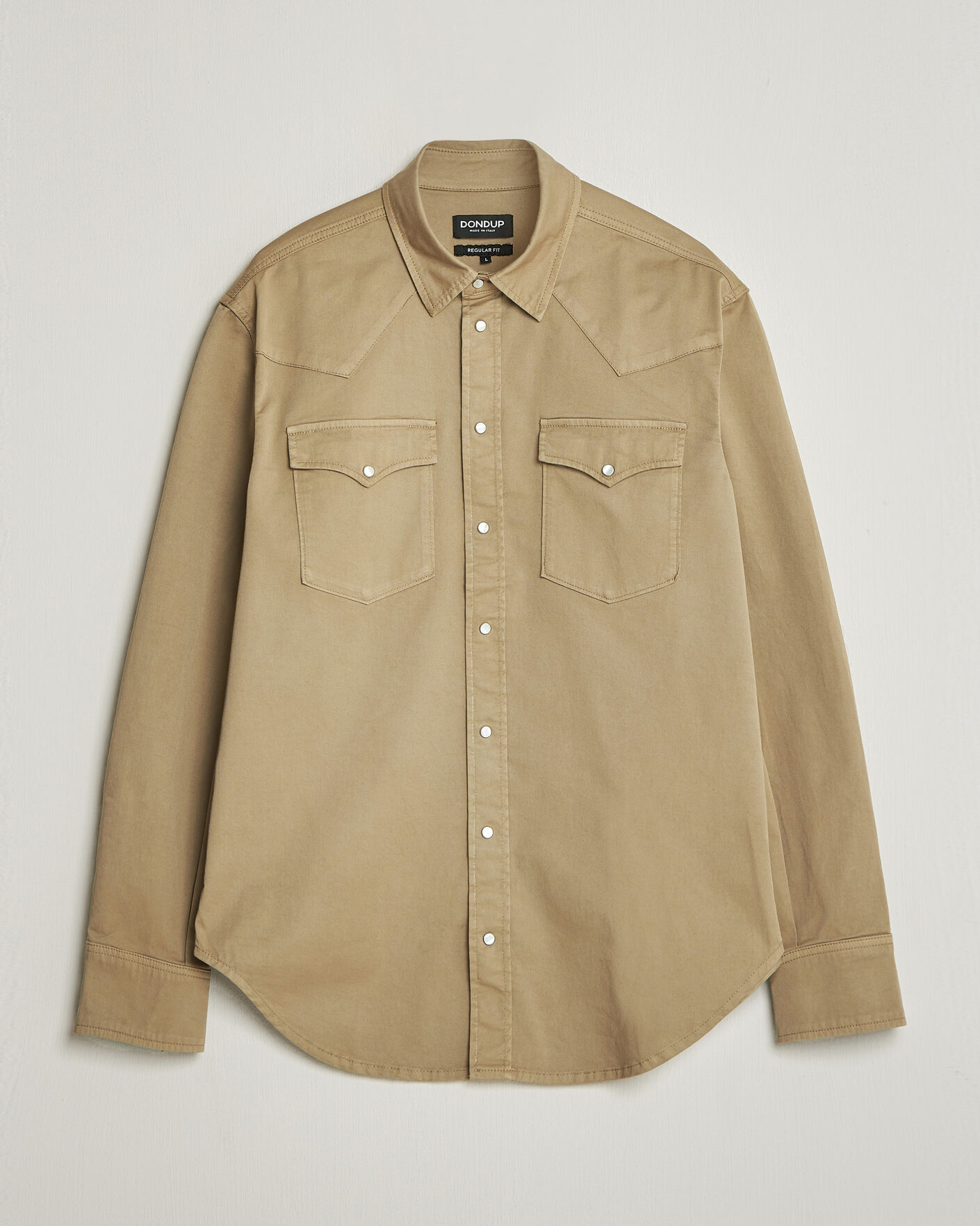 Mies | Kauluspaidat | Dondup | Regular Fit Shirt Beige