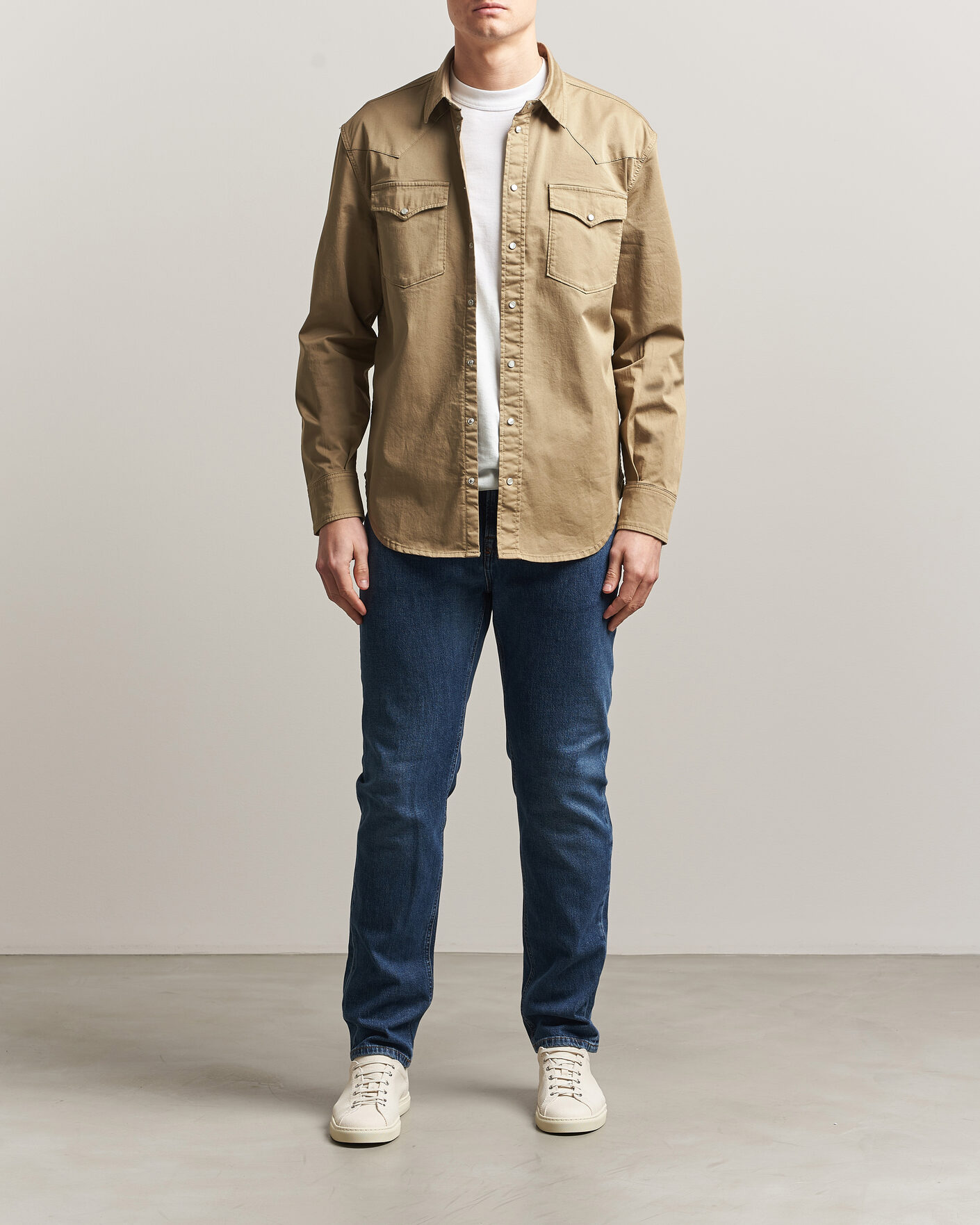 Mies | Kauluspaidat | Dondup | Regular Fit Shirt Beige