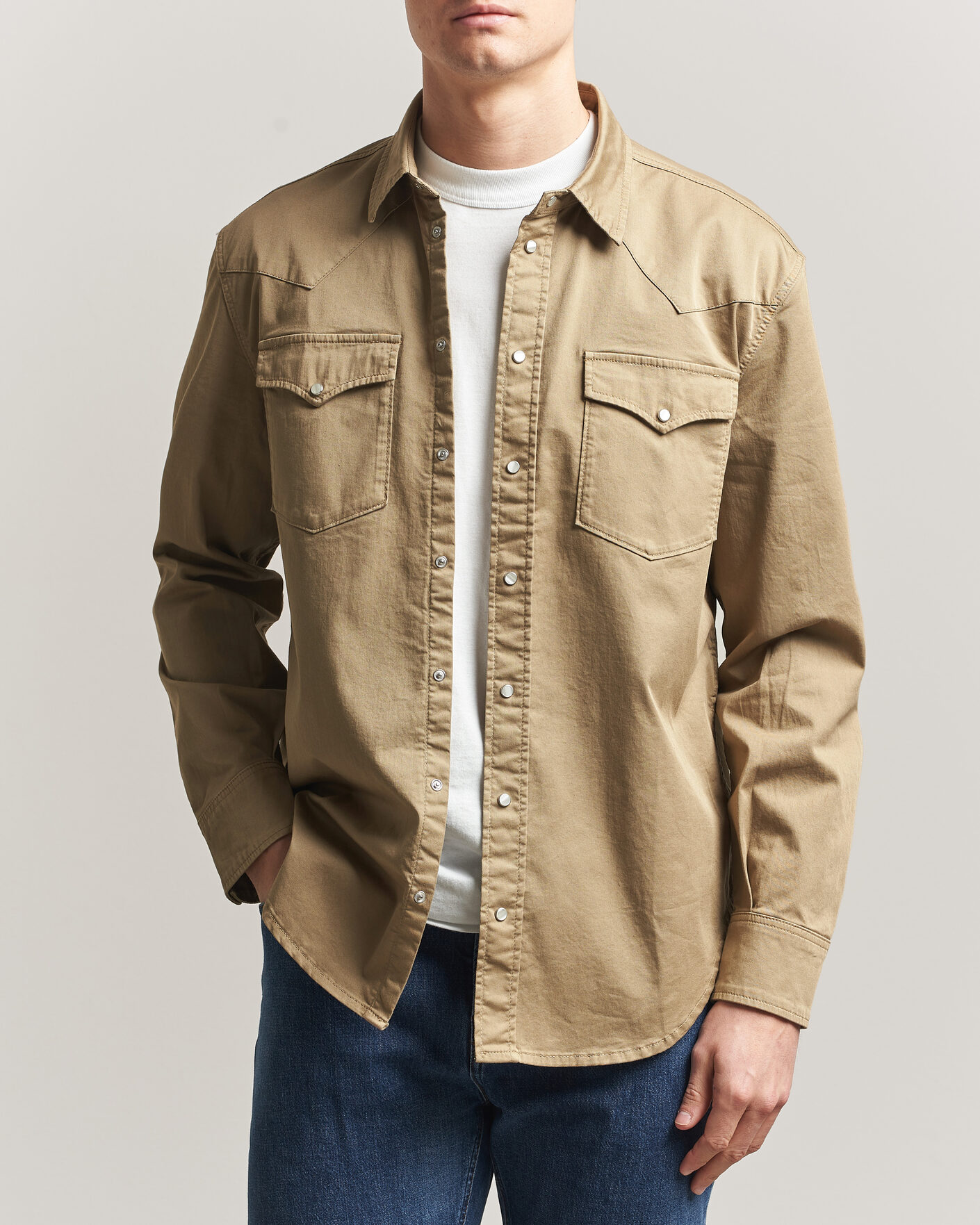 Mies | Kauluspaidat | Dondup | Regular Fit Shirt Beige