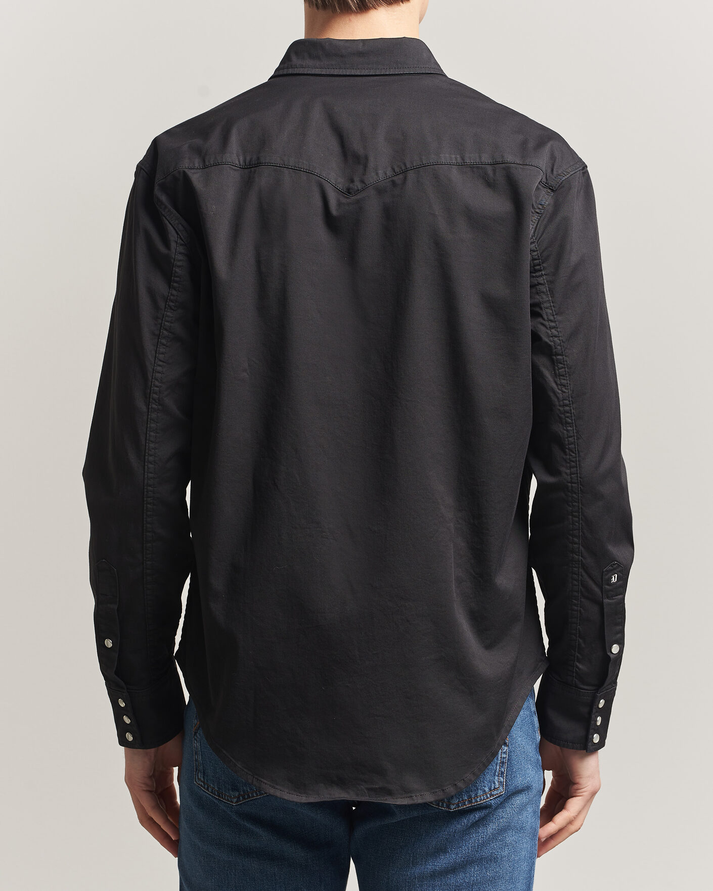 Mies | Kauluspaidat | Dondup | Regular Fit Shirt Washed Black