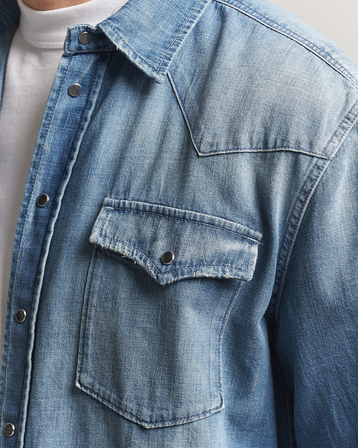 Mies | Kauluspaidat | Dondup | Regular Fit Denim Shirt Medium Blue