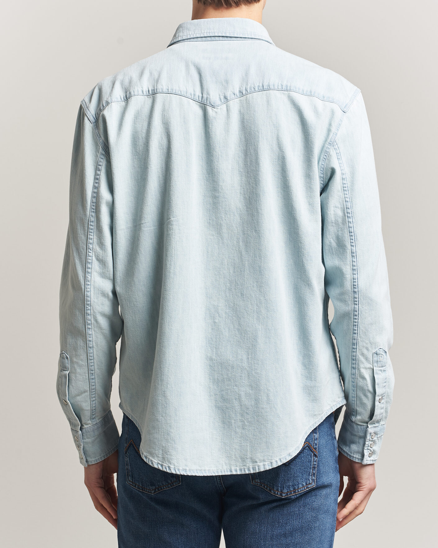 Mies | Kauluspaidat | Dondup | Regular Fit Denim Shirt Light Blue