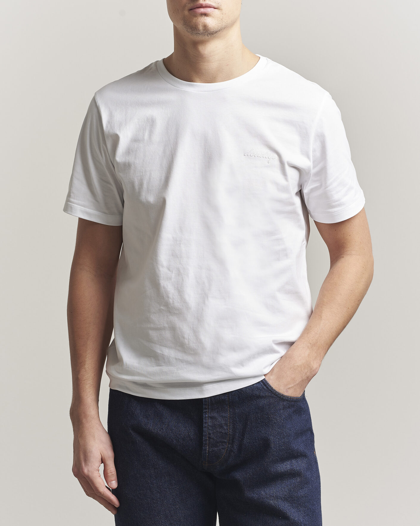 Mies | T-paidat | Dondup | Logo Crew Neck T-Shirt White
