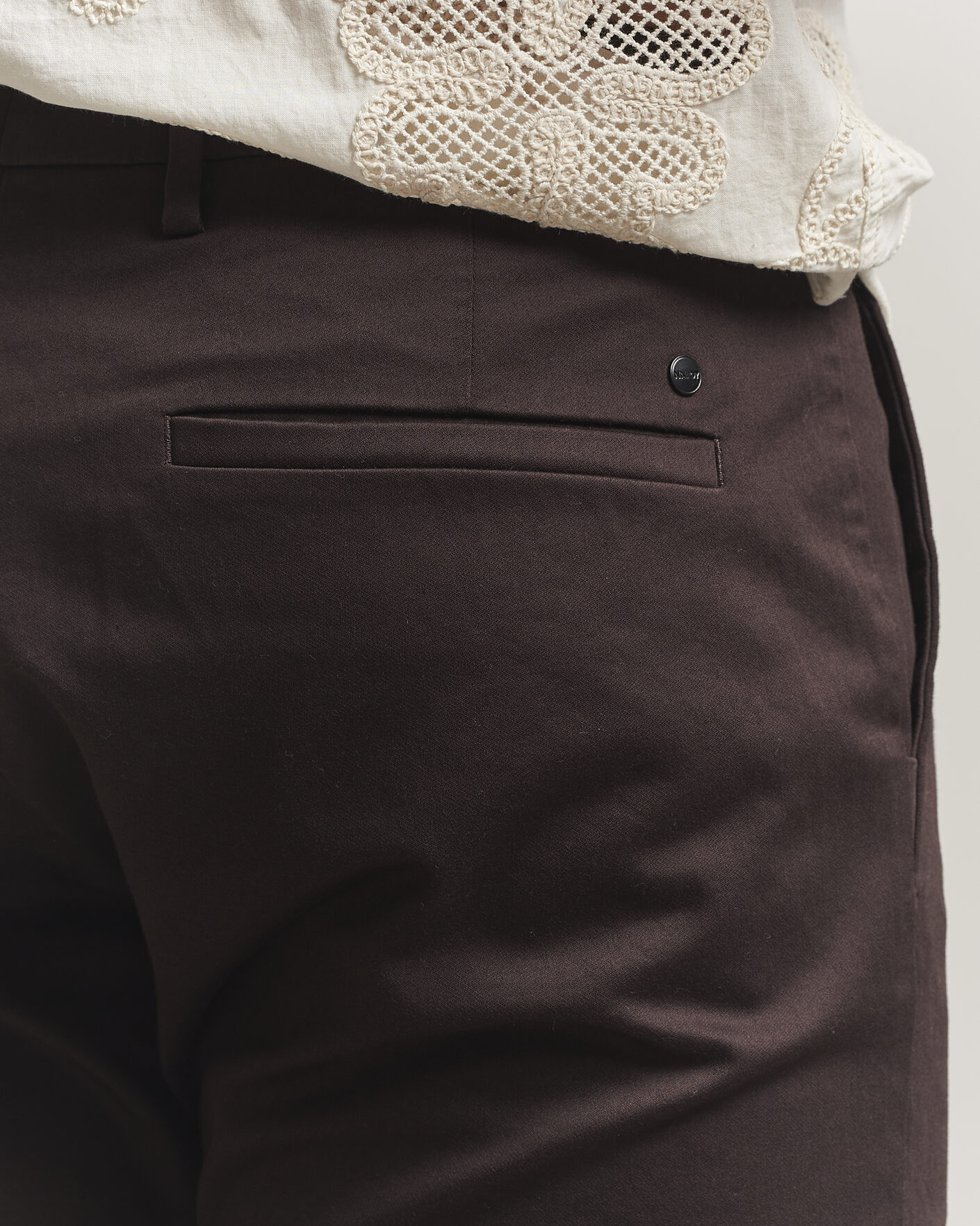 Mies | Housut | NN07 | Theo Regular Fit Stretch Chinos Deep Truffle