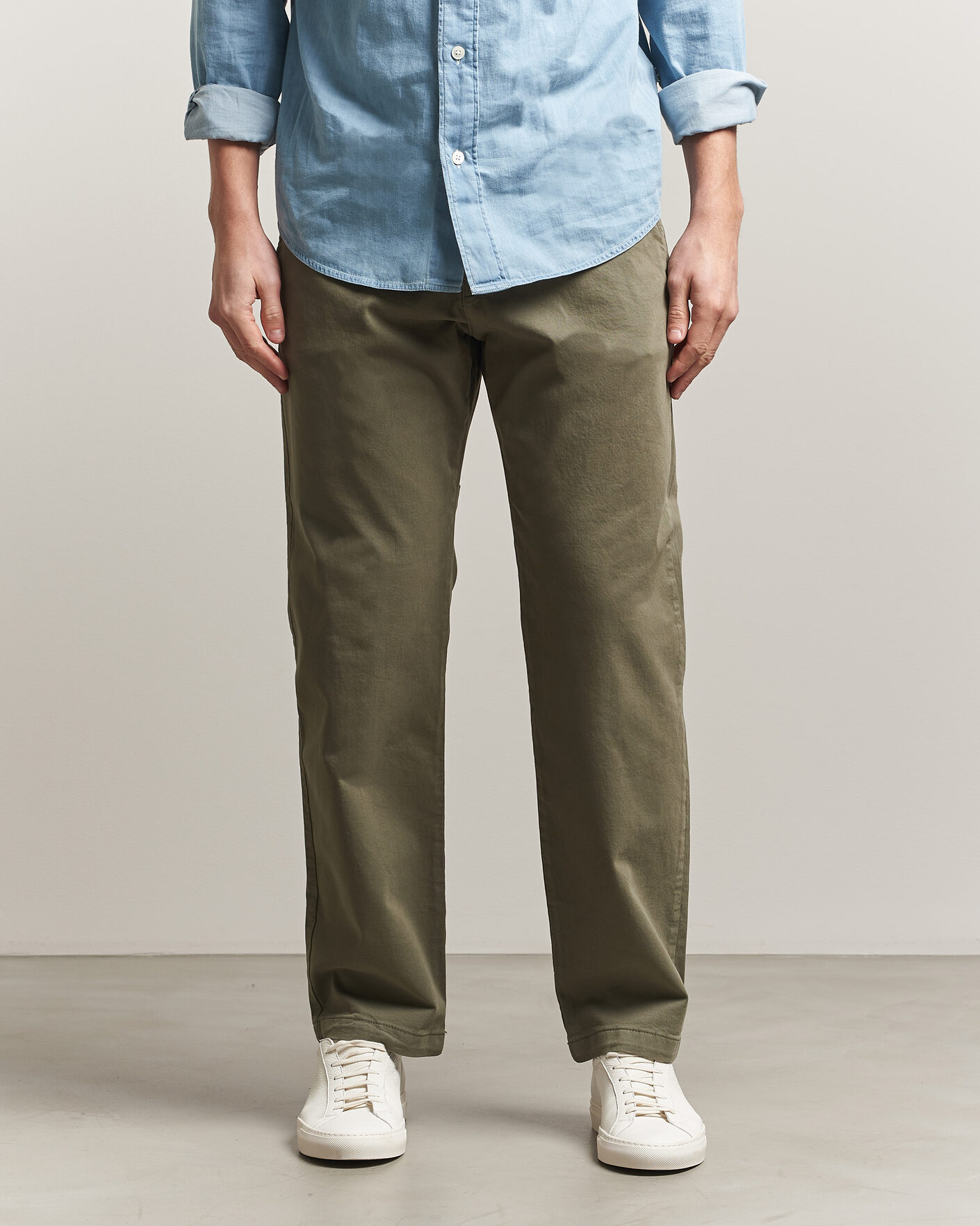 Mies | Housut | NN07 | Aden Regular Fit Chinos Capers Green