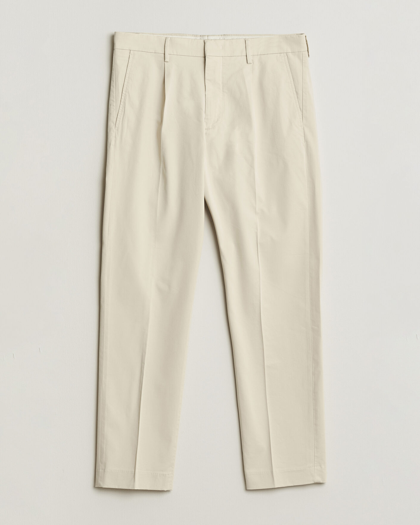 Mies | Housut | NN07 | Bill Pleated Trousers Ivory