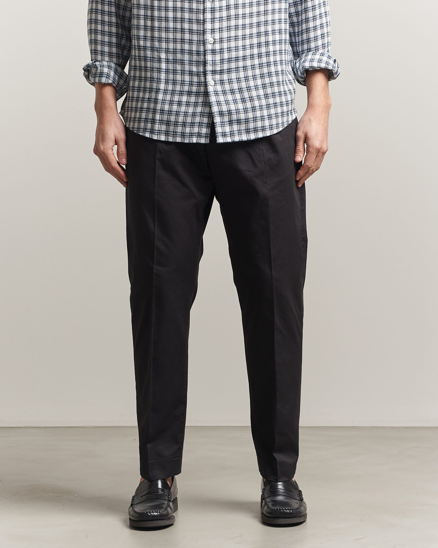 Mies | Housut | NN07 | Bill Pleated Trousers Black