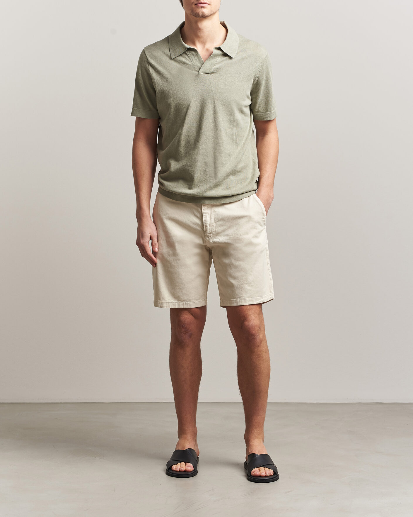Mies | Shortsit | NN07 | Aden Regular Fit Chino Shorts Ivory