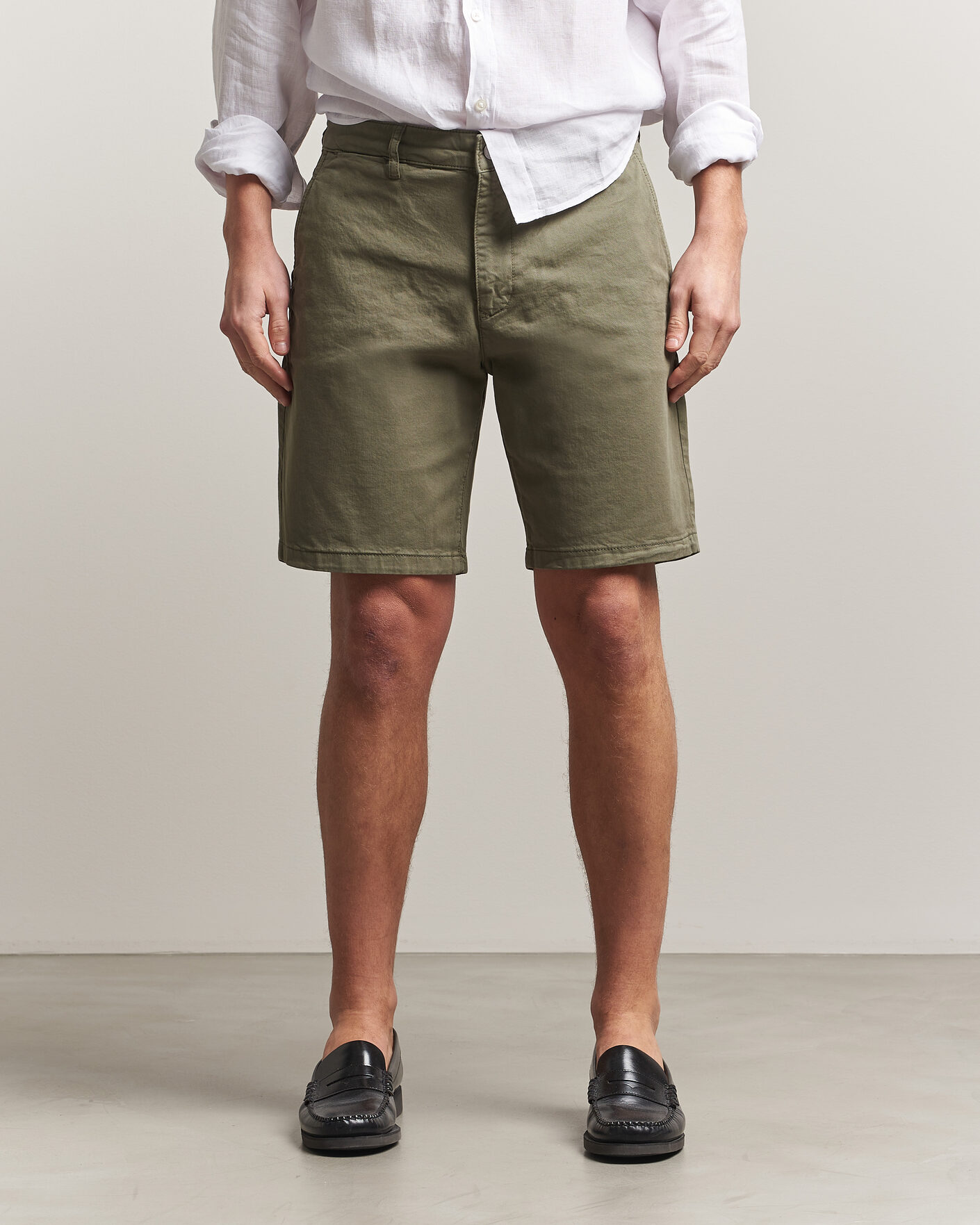 Mies | Shortsit | NN07 | Aden Regular Fit Chino Shorts Capers Green