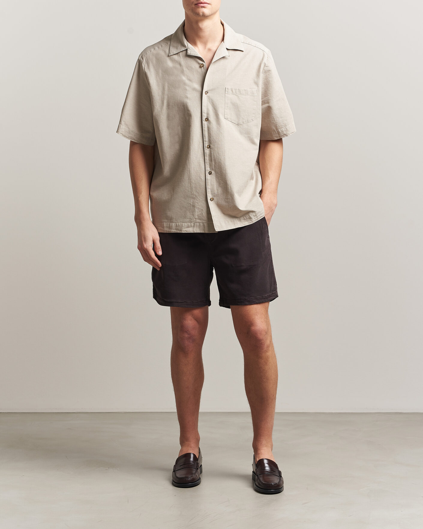 Mies | Shortsit | NN07 | Gregor Drawstring Shorts Deep Truffle