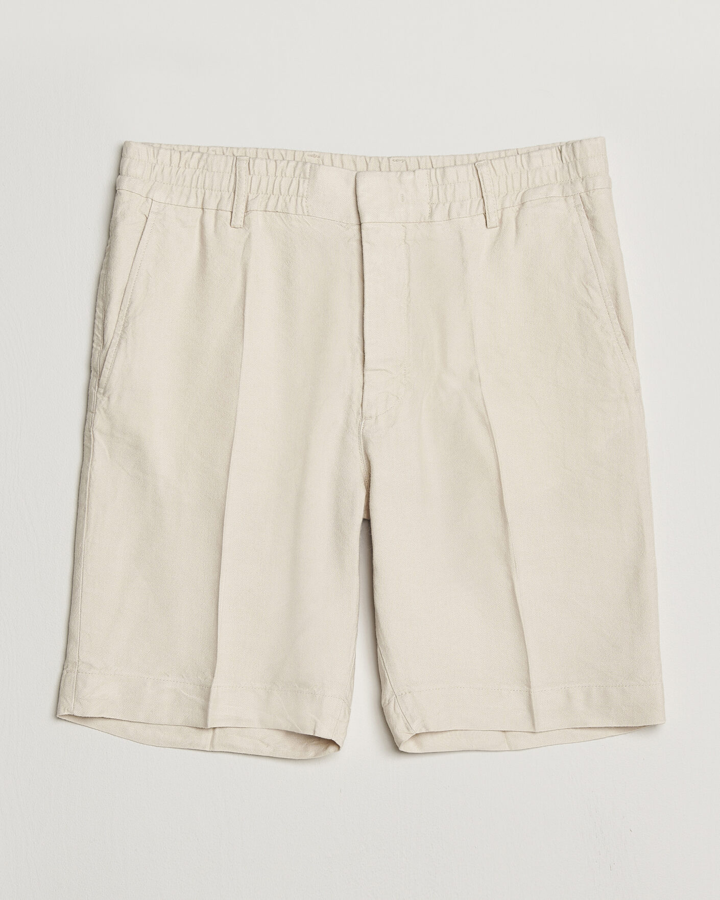 Mies | Shortsit | NN07 | Billie Linen/Viscose Drawstring Shorts Ivory