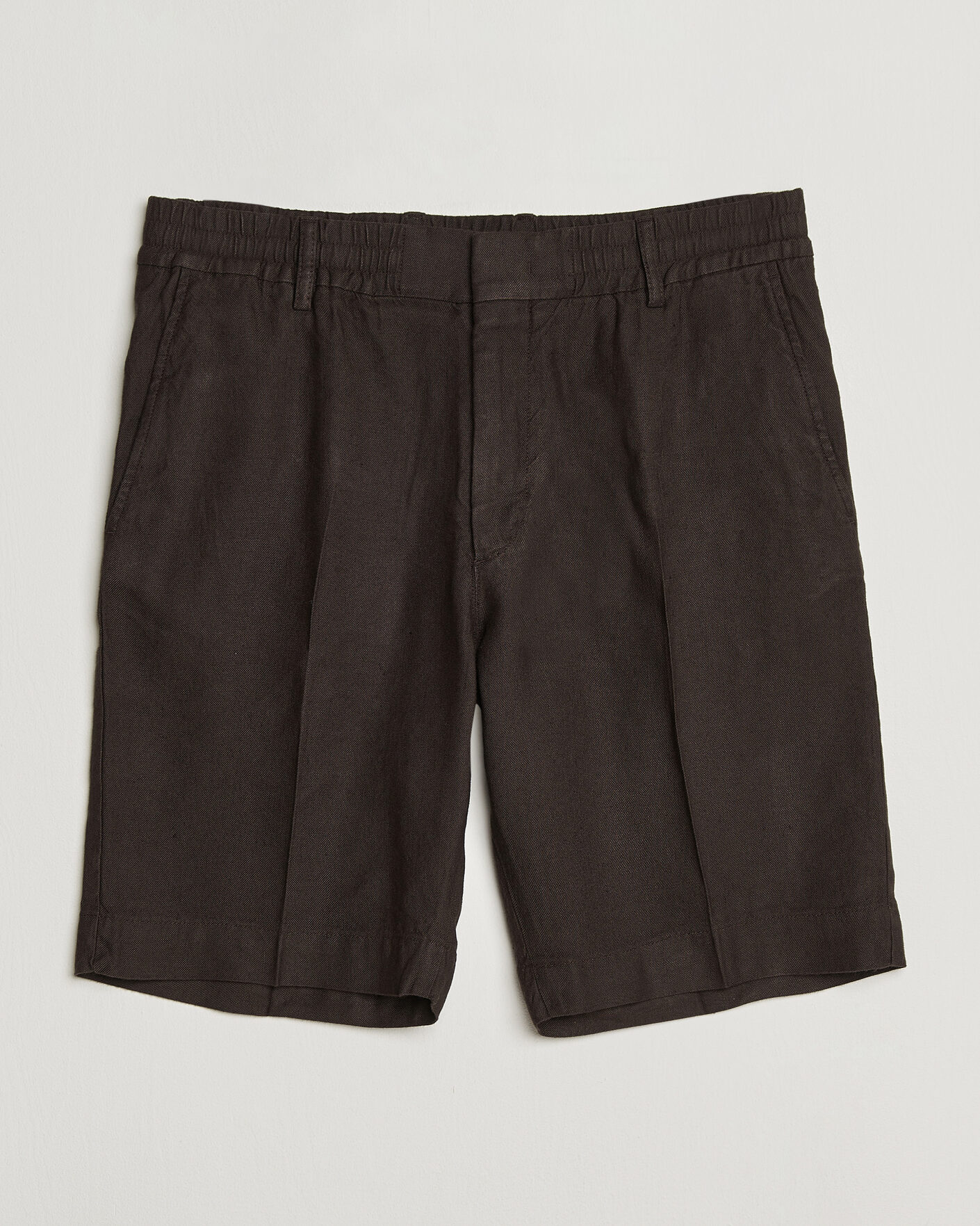 Mies | Shortsit | NN07 | Billie Linen/Viscose Drawstring Shorts Deep Truffle