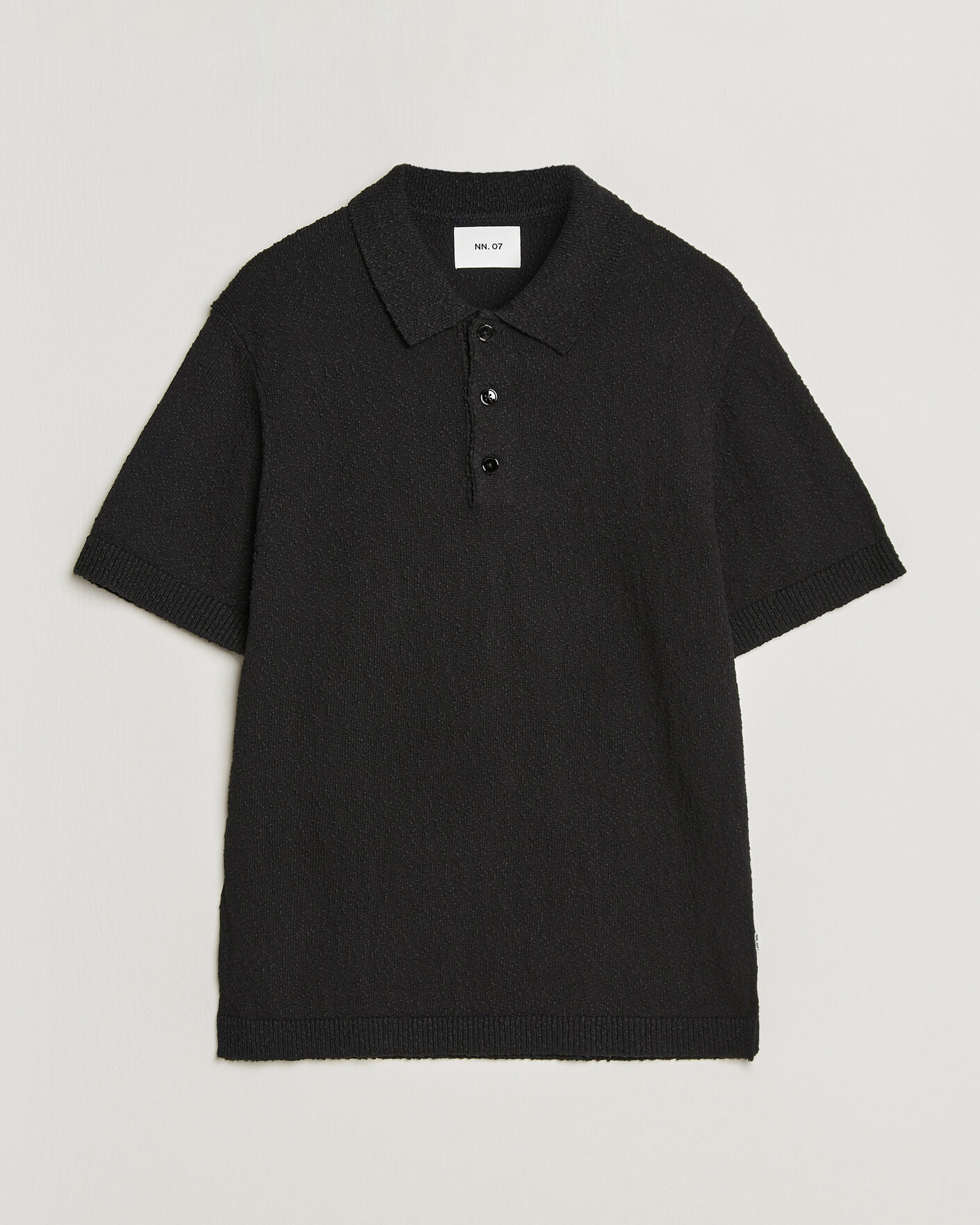 Mies | Pikeet | NN07 | Randy Knitted Polo Black