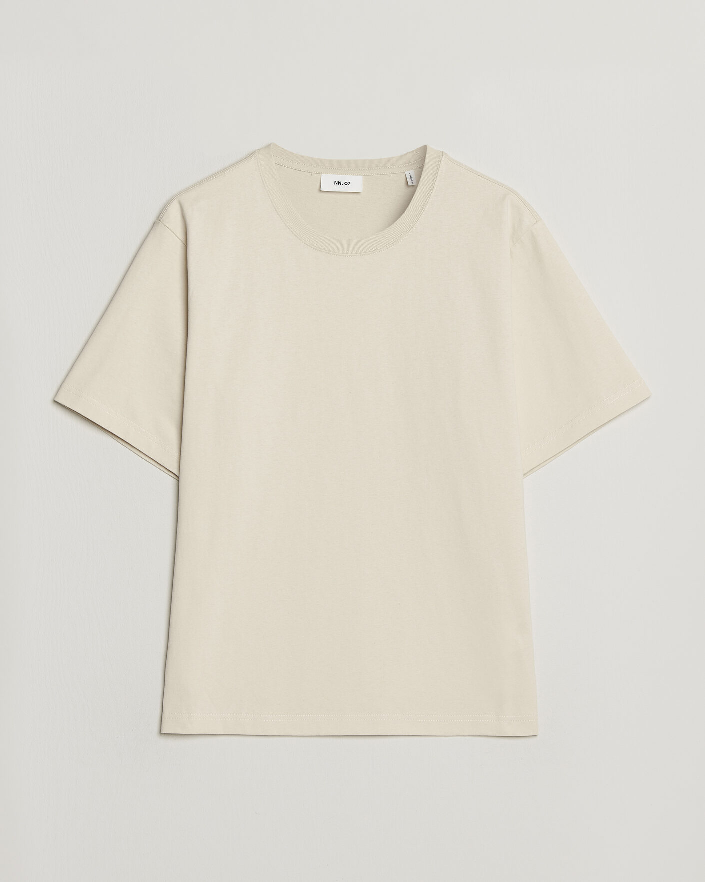 Mies | T-paidat | NN07 | Jett Washed Printed Crew Neck T-Shirt Ivory