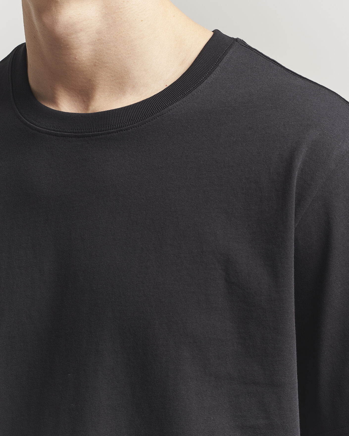 Mies | T-paidat | NN07 | Jett Washed Printed Crew Neck T-Shirt Black