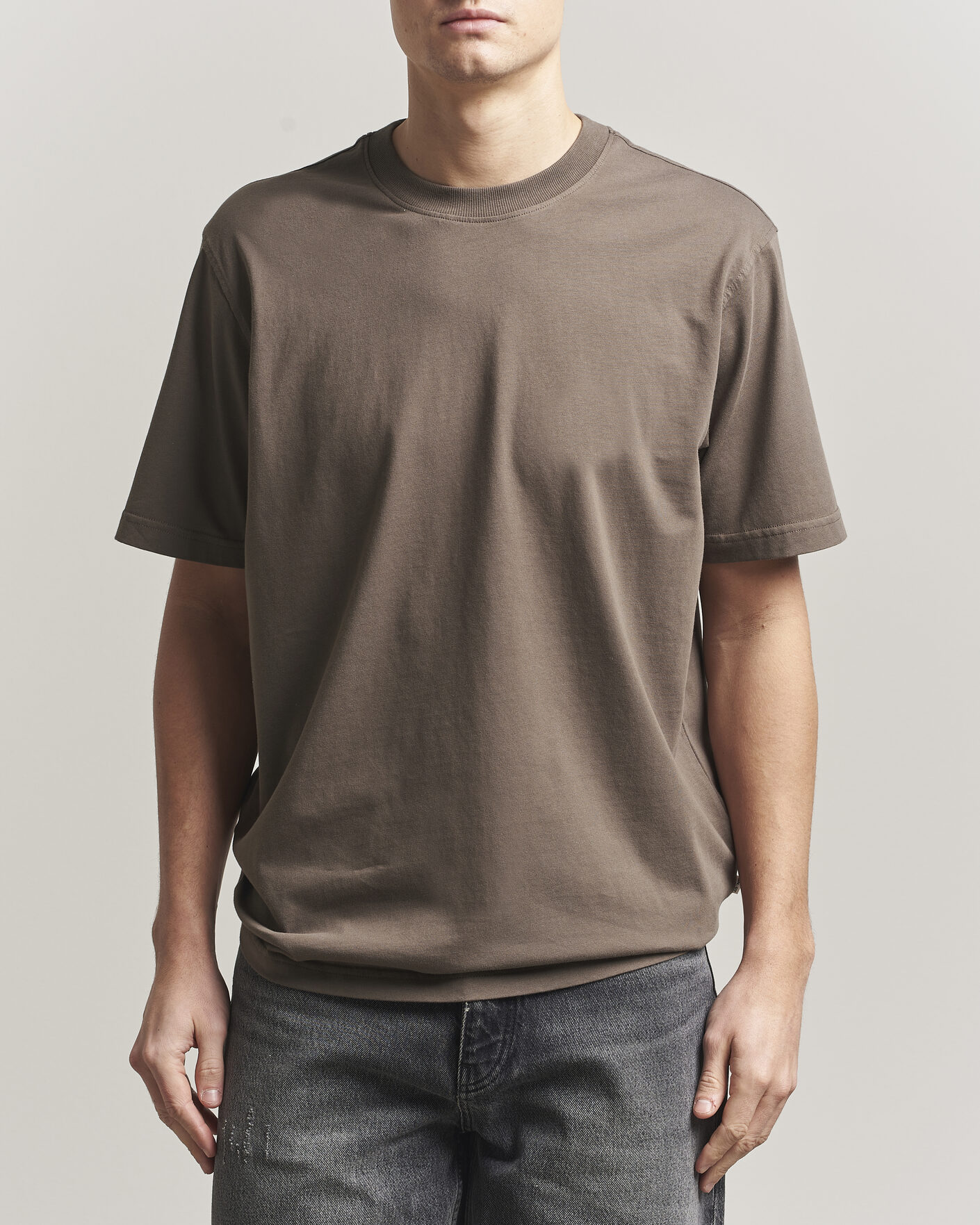 Mies | T-paidat | NN07 | Adam Pima Crew Neck T-Shirt Mable Husk
