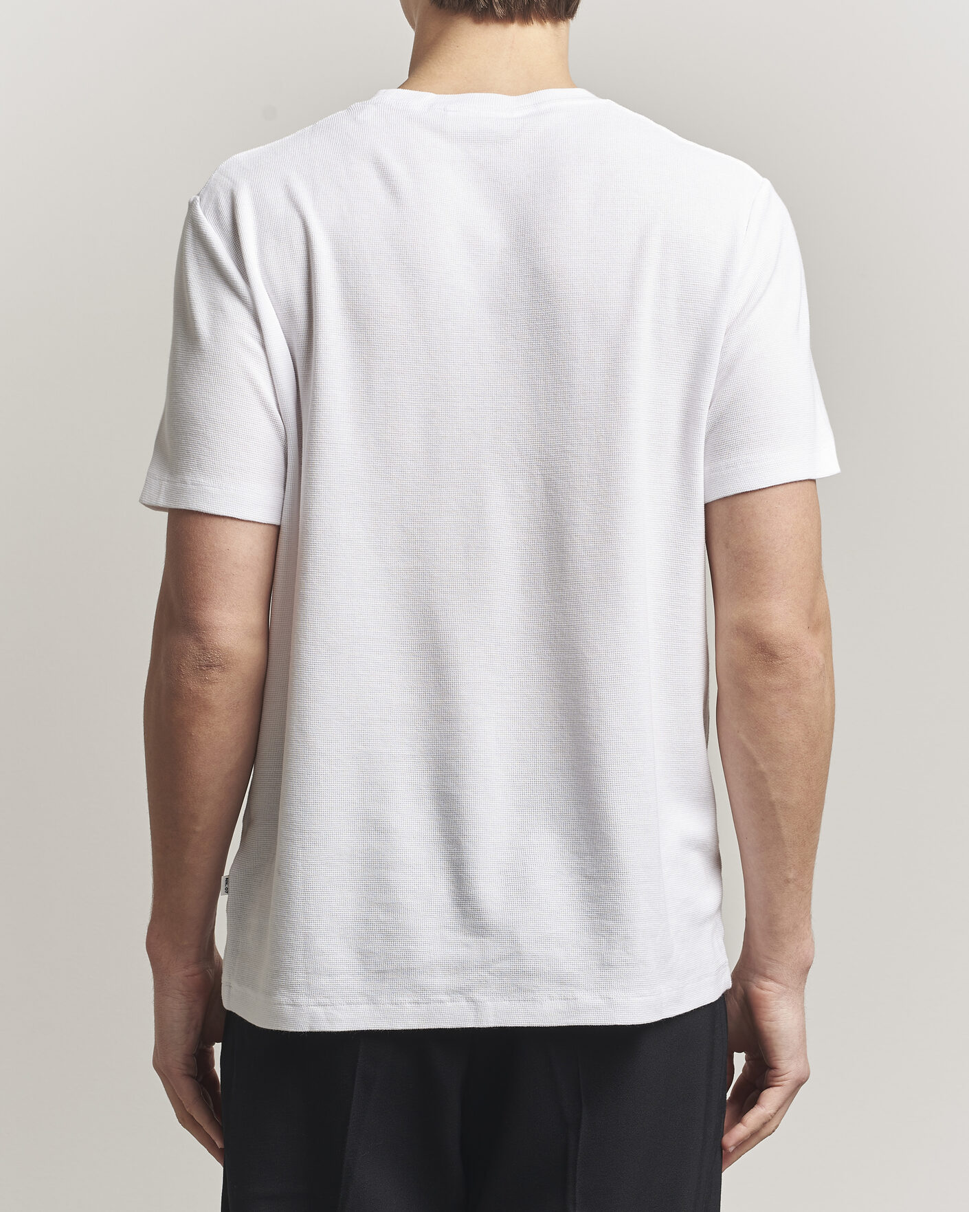 Mies | T-paidat | NN07 | Clive Crew Neck T-Shirt White