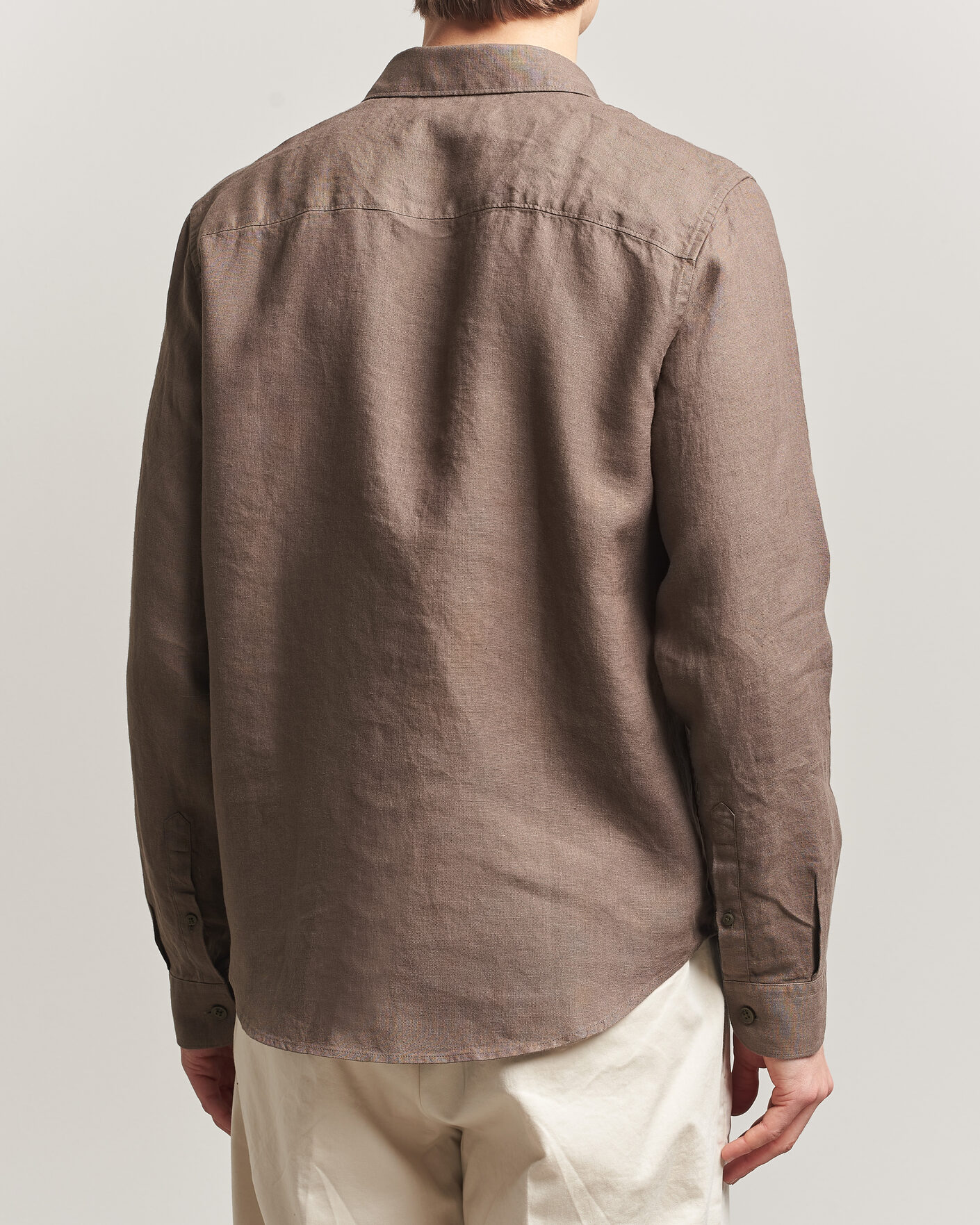 Mies | Kauluspaidat | NN07 | Enzo Linen Shirt Mable Husk