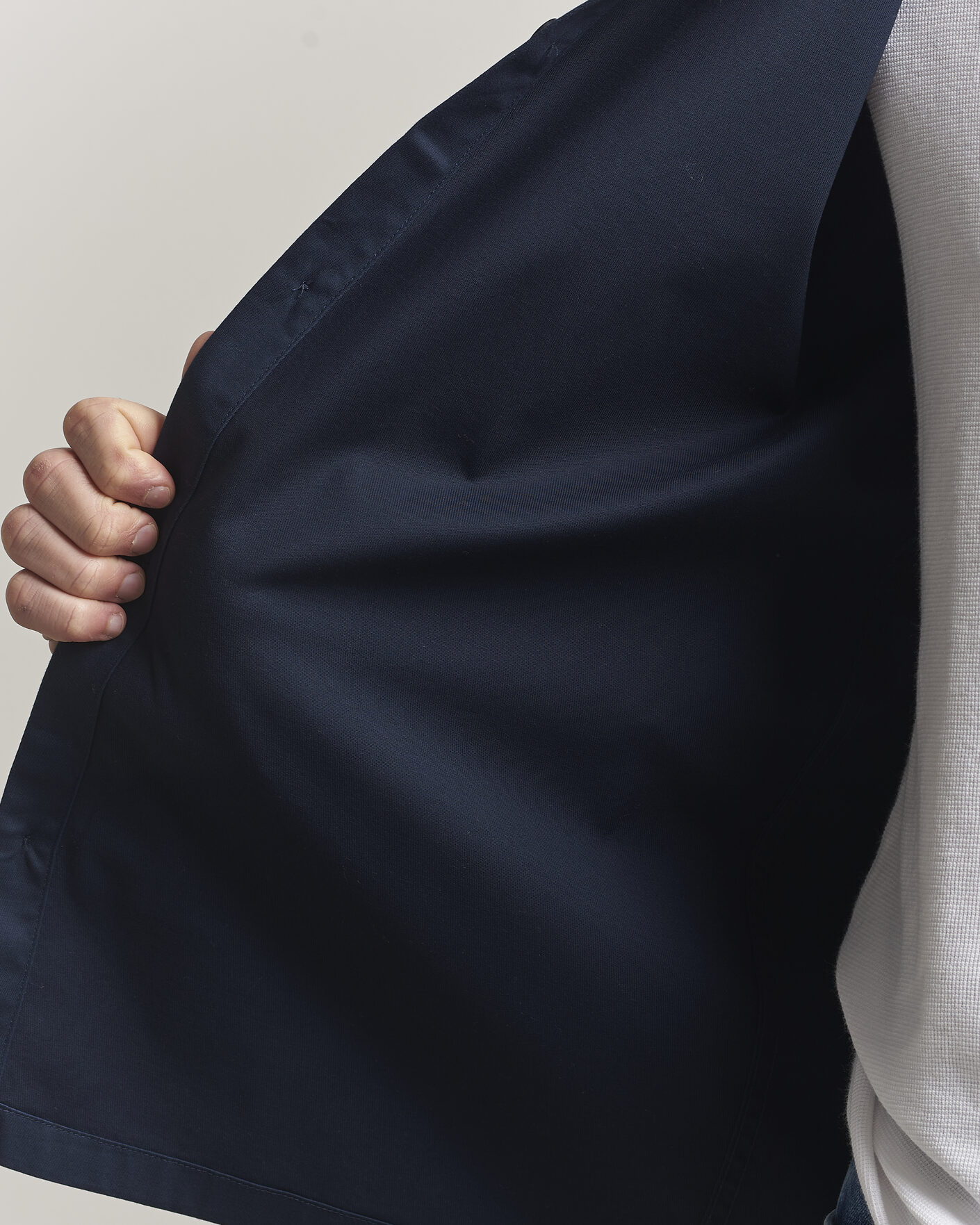 Mies | Kauluspaidat | NN07 | Freddy Cotton Overshirt Navy Blue