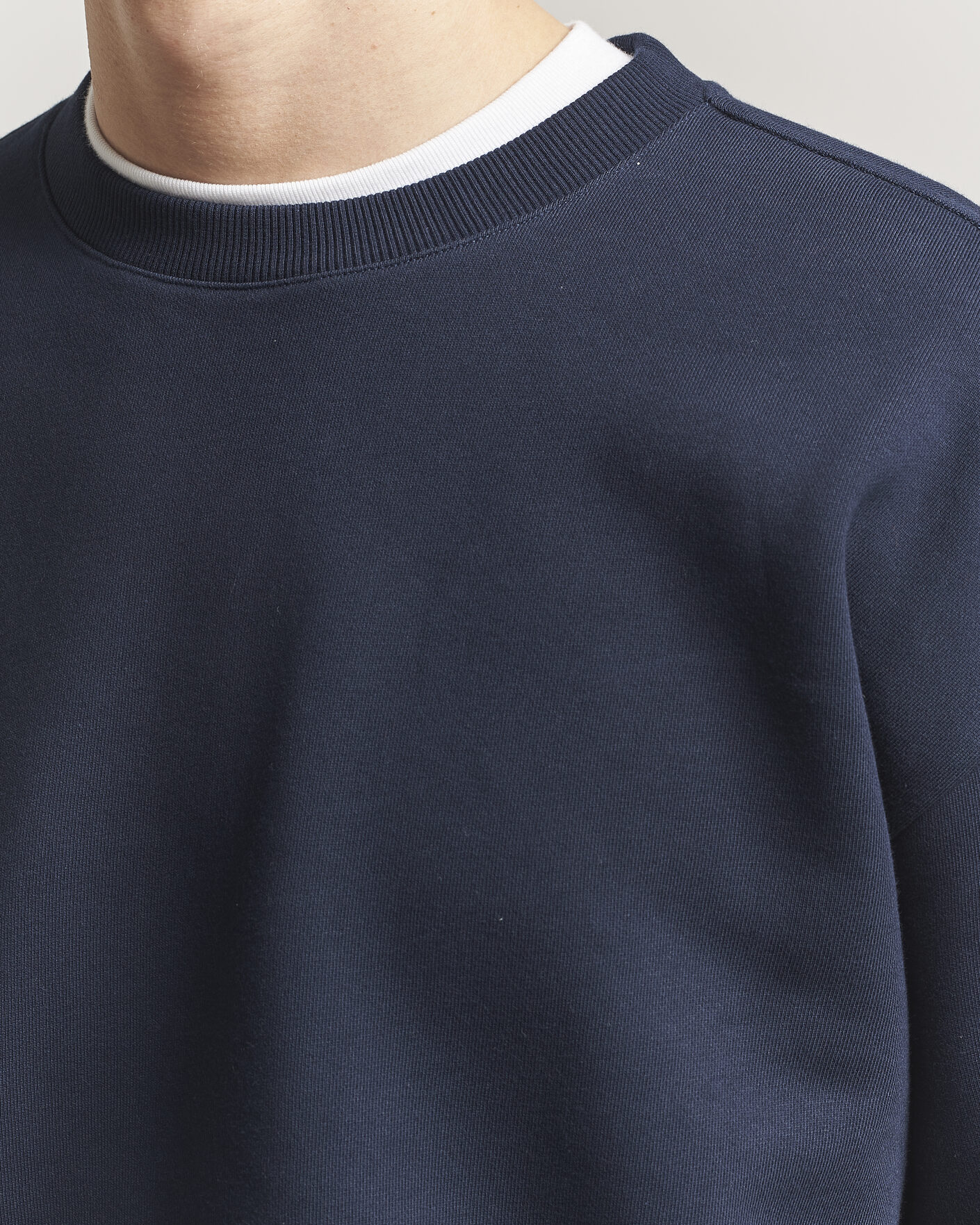 Mies | Puserot | NN07 | David Crew Neck Sweatshirt Navy Blue