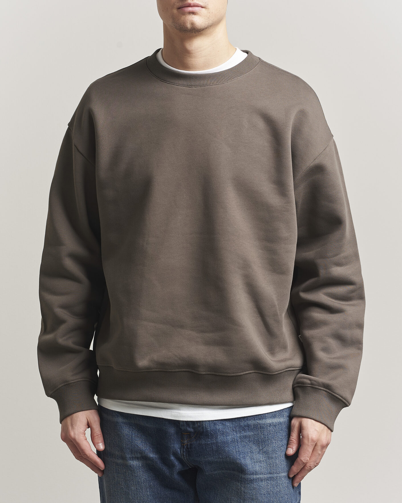 Mies | Puserot | NN07 | David Crew Neck Sweatshirt Mable Husk