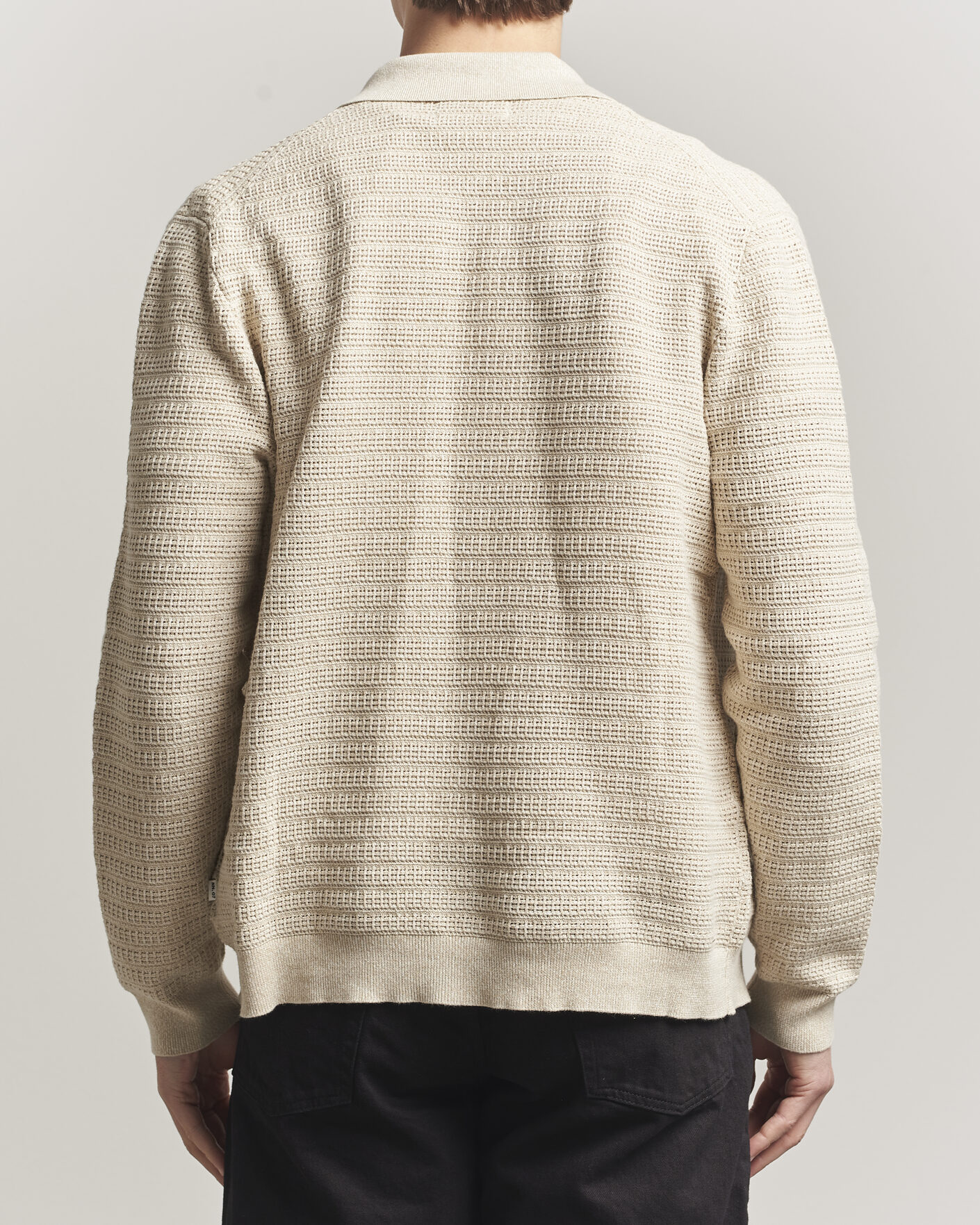 Mies | Puserot | NN07 | Gustav Knitted Full Zip Ivory