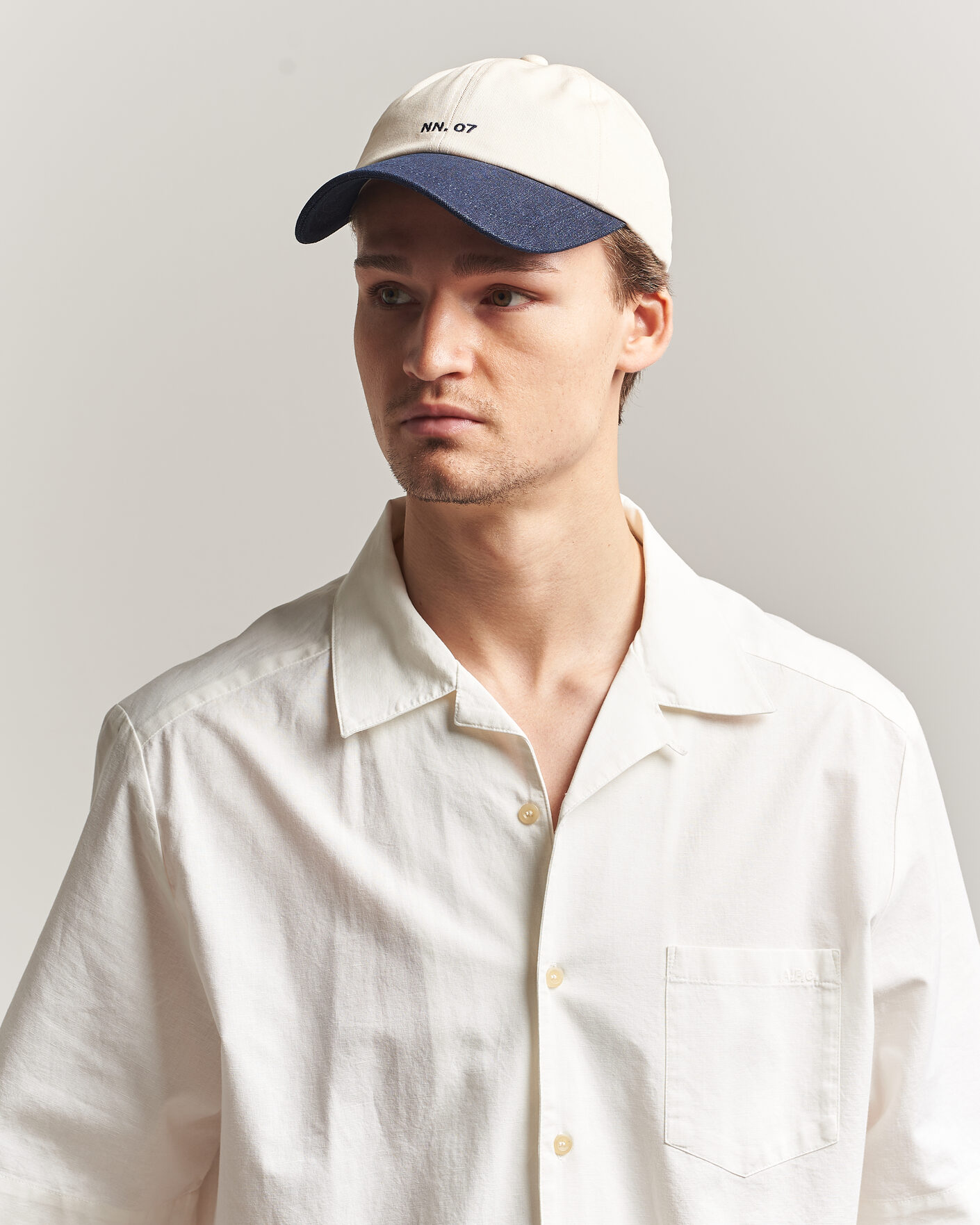 Mies | Päähineet | NN07 | Logo Cap Raw Indigo