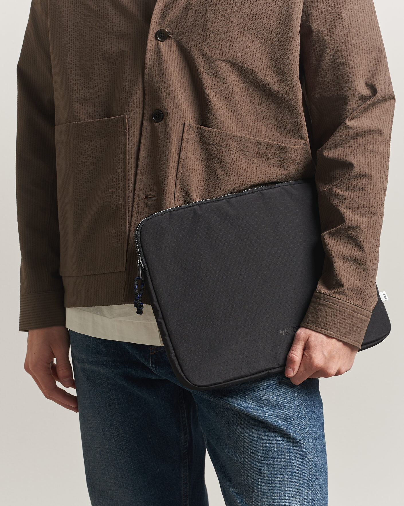 Mies | Laukut | NN07 | Nylon Ripstop Computer Sleeve Black
