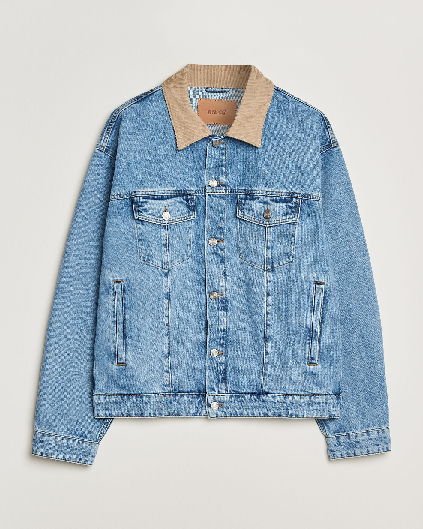 Mies | Takit | NN07 | Roy Denim Jacket Vintage Blue