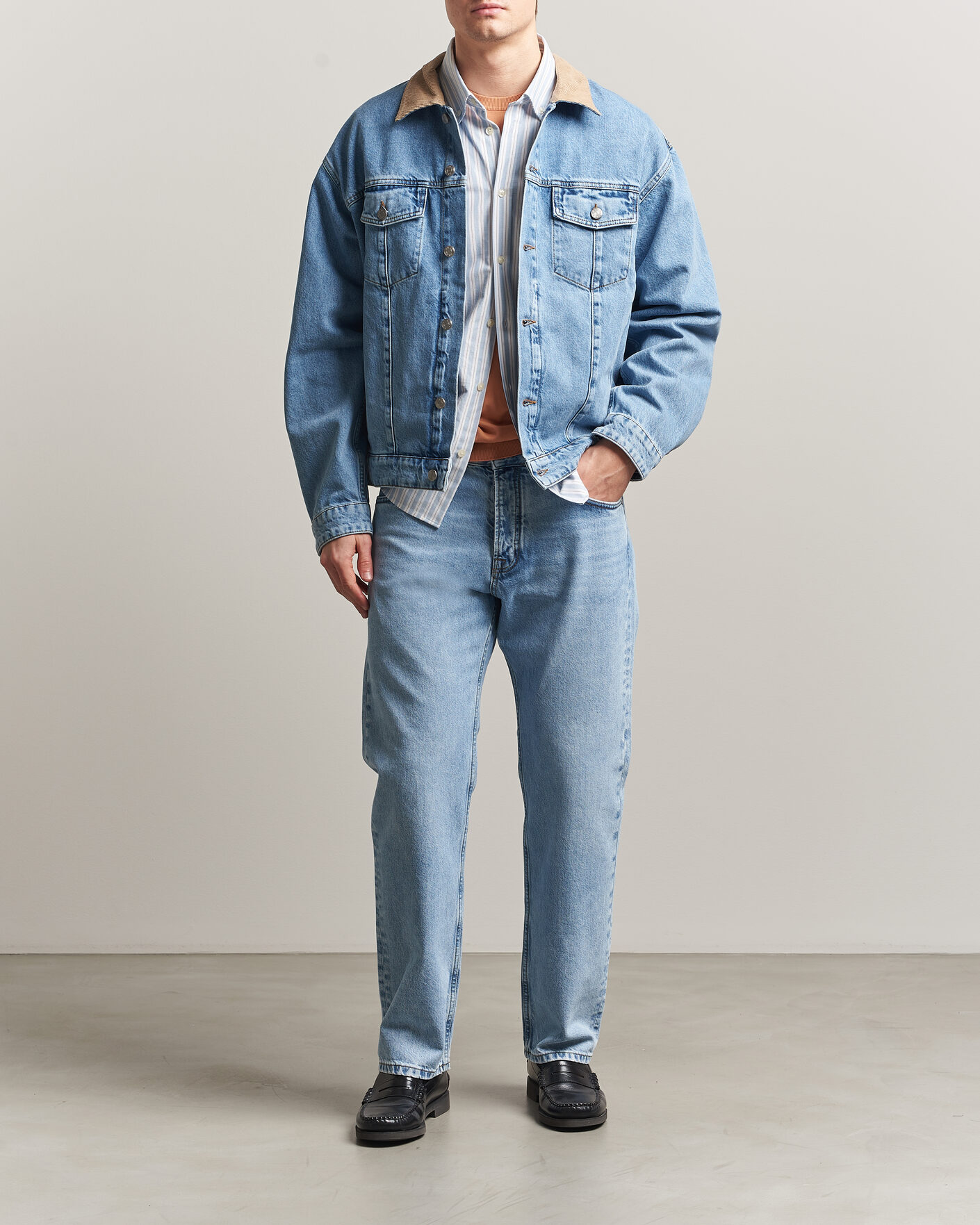 Mies | Takit | NN07 | Roy Denim Jacket Vintage Blue