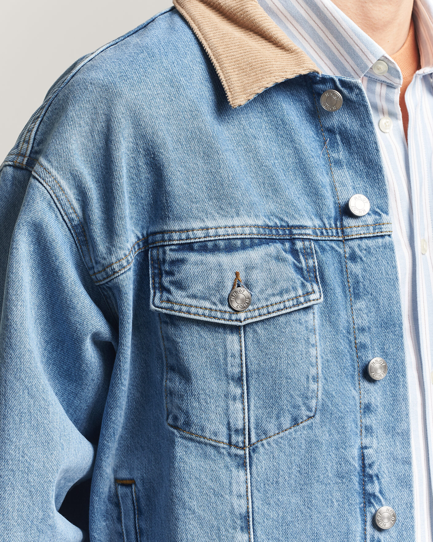 Mies | Takit | NN07 | Roy Denim Jacket Vintage Blue