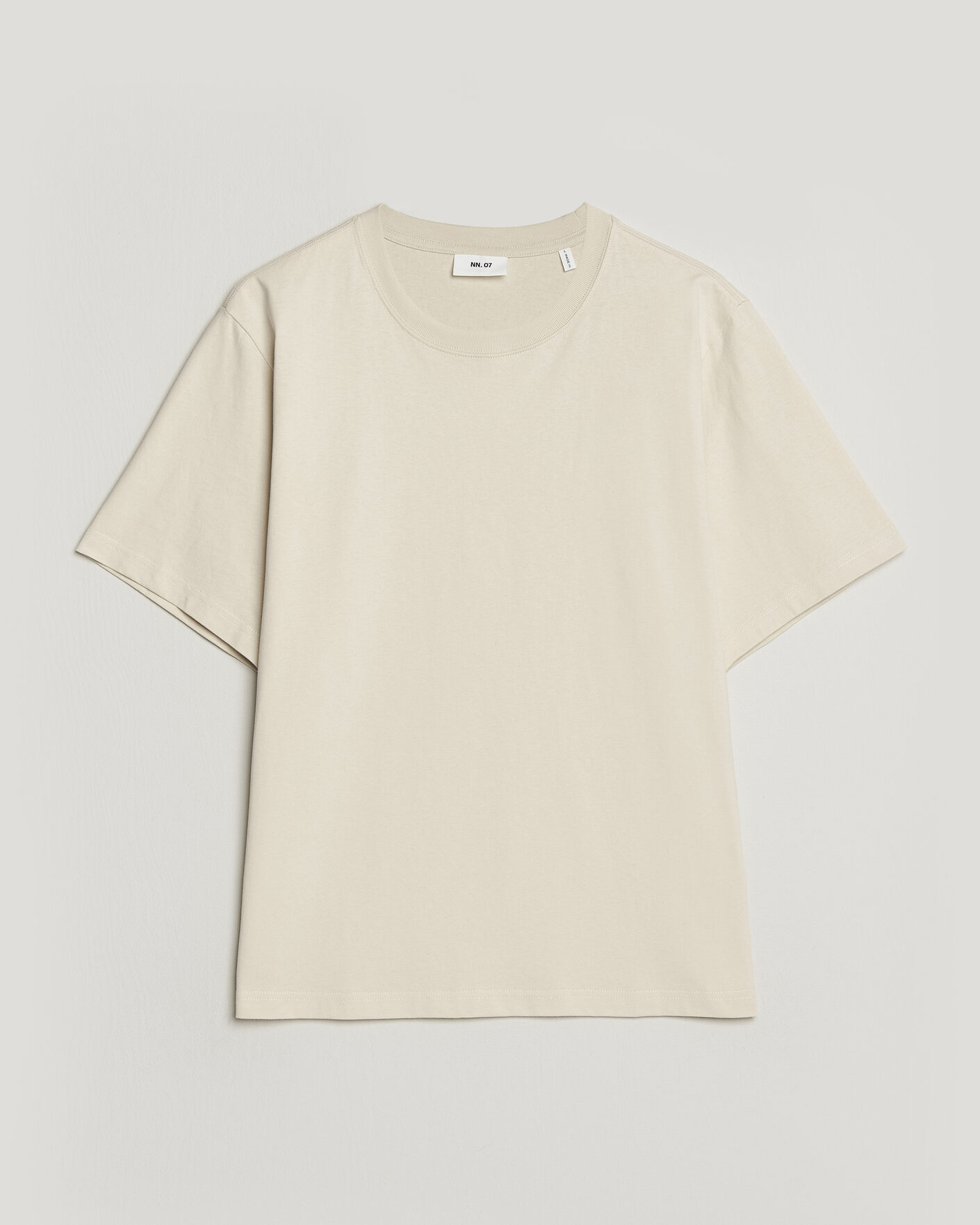 Mies | T-paidat | NN07 | Jett Washed Crew Neck T-Shirt Ivory