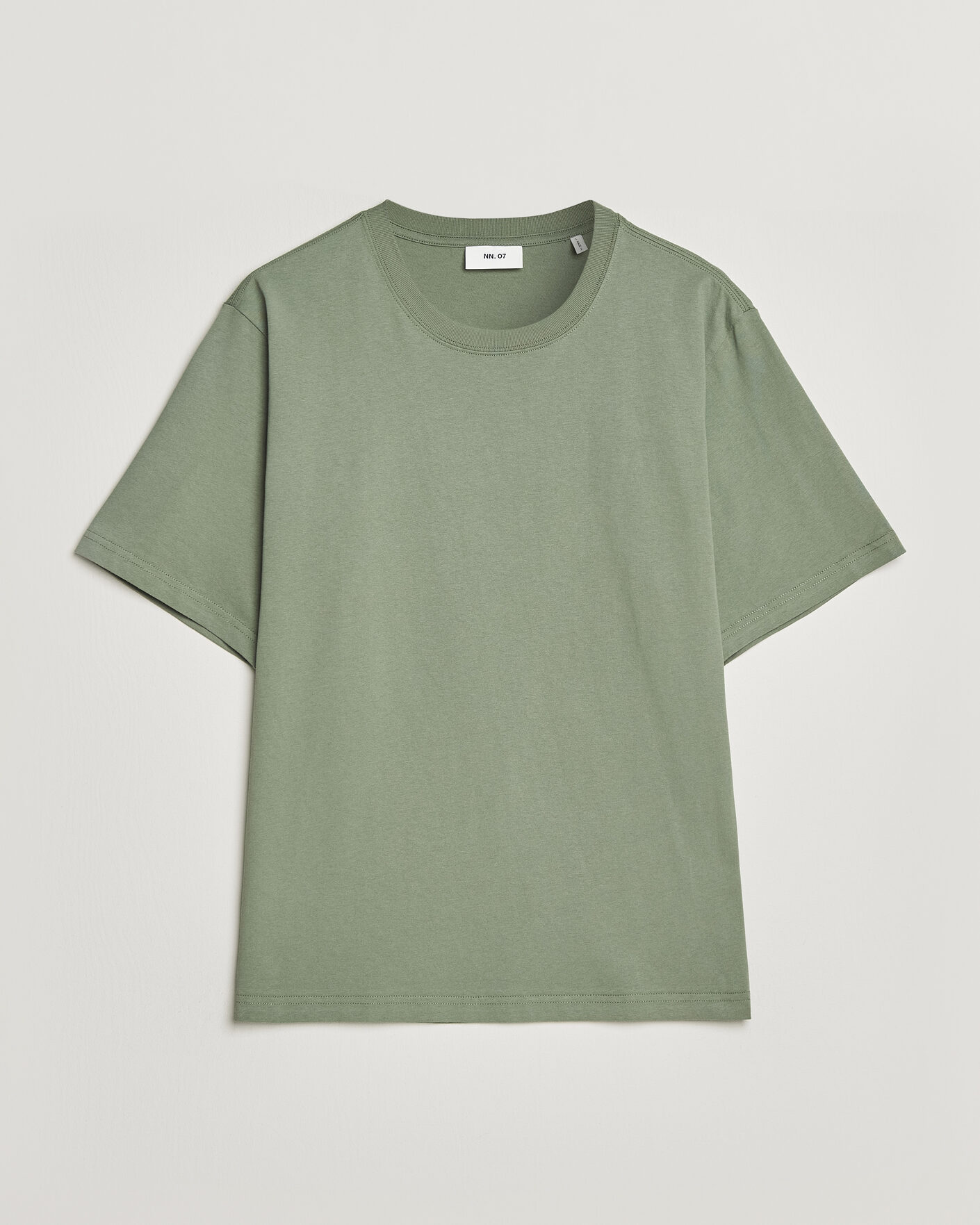 Mies | T-paidat | NN07 | Jett Washed Crew Neck T-Shirt Sea Spray Green
