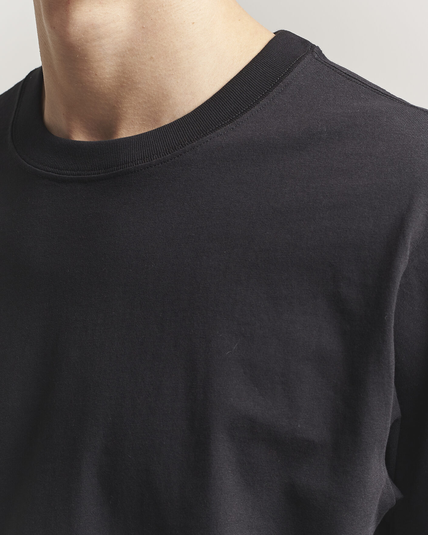 Mies | T-paidat | NN07 | Jett Washed Crew Neck T-Shirt Black