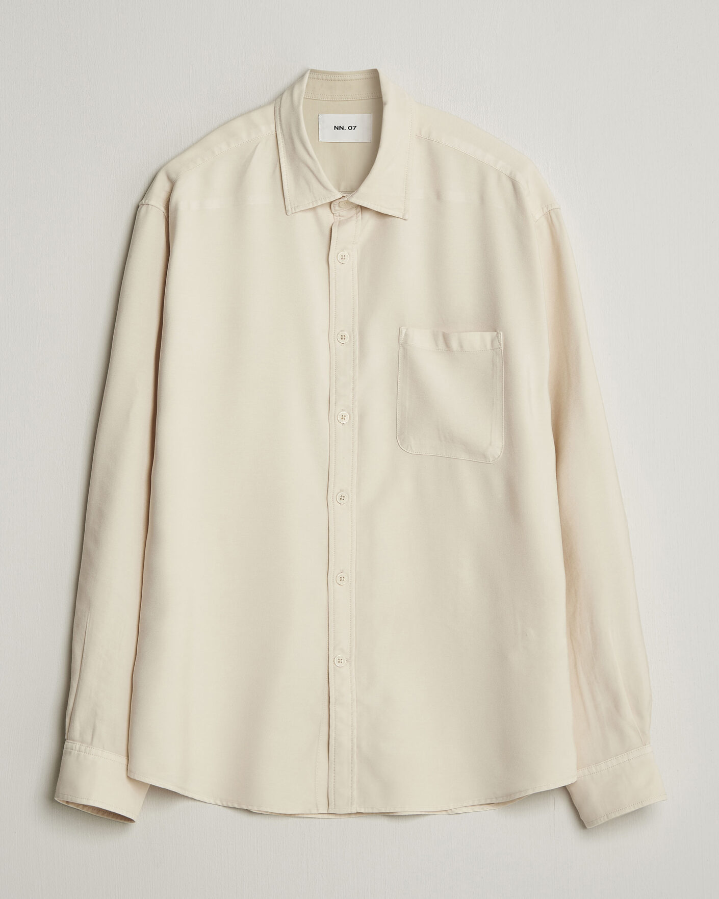 Mies | Kauluspaidat | NN07 | Deon Tencel Shirt Ivory