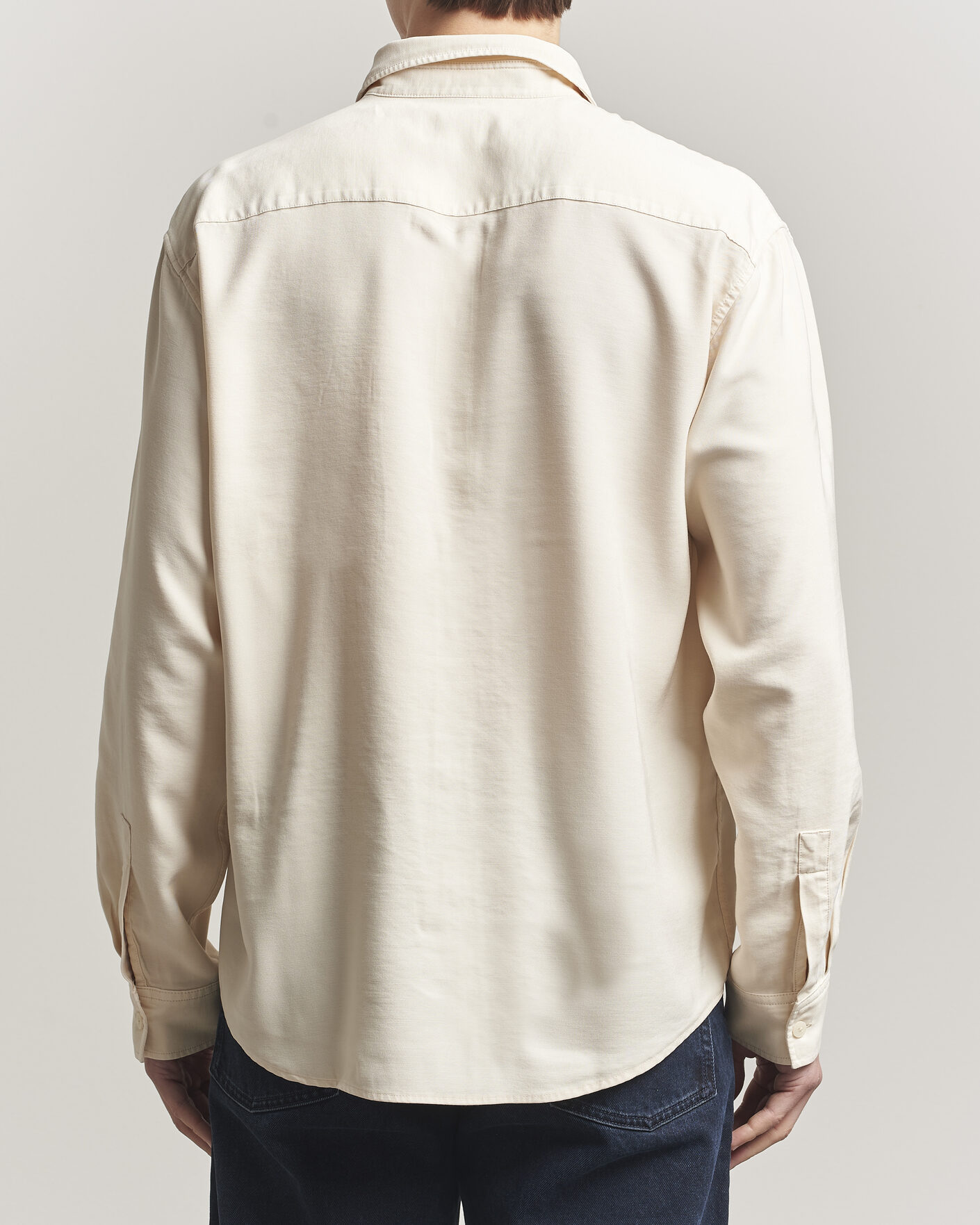 Mies | Kauluspaidat | NN07 | Deon Tencel Shirt Ivory
