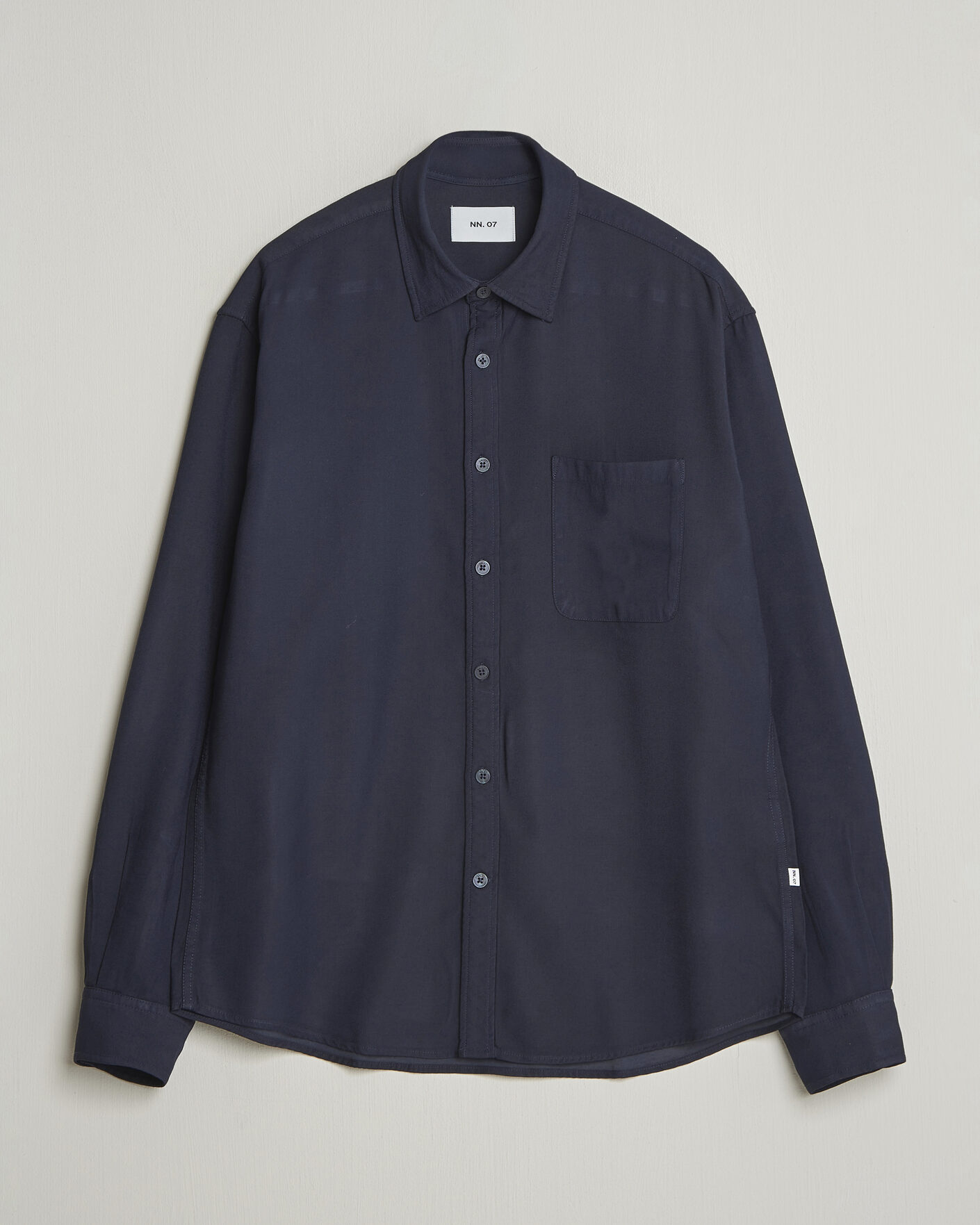 Mies | Kauluspaidat | NN07 | Deon Tencel Shirt Navy Blue