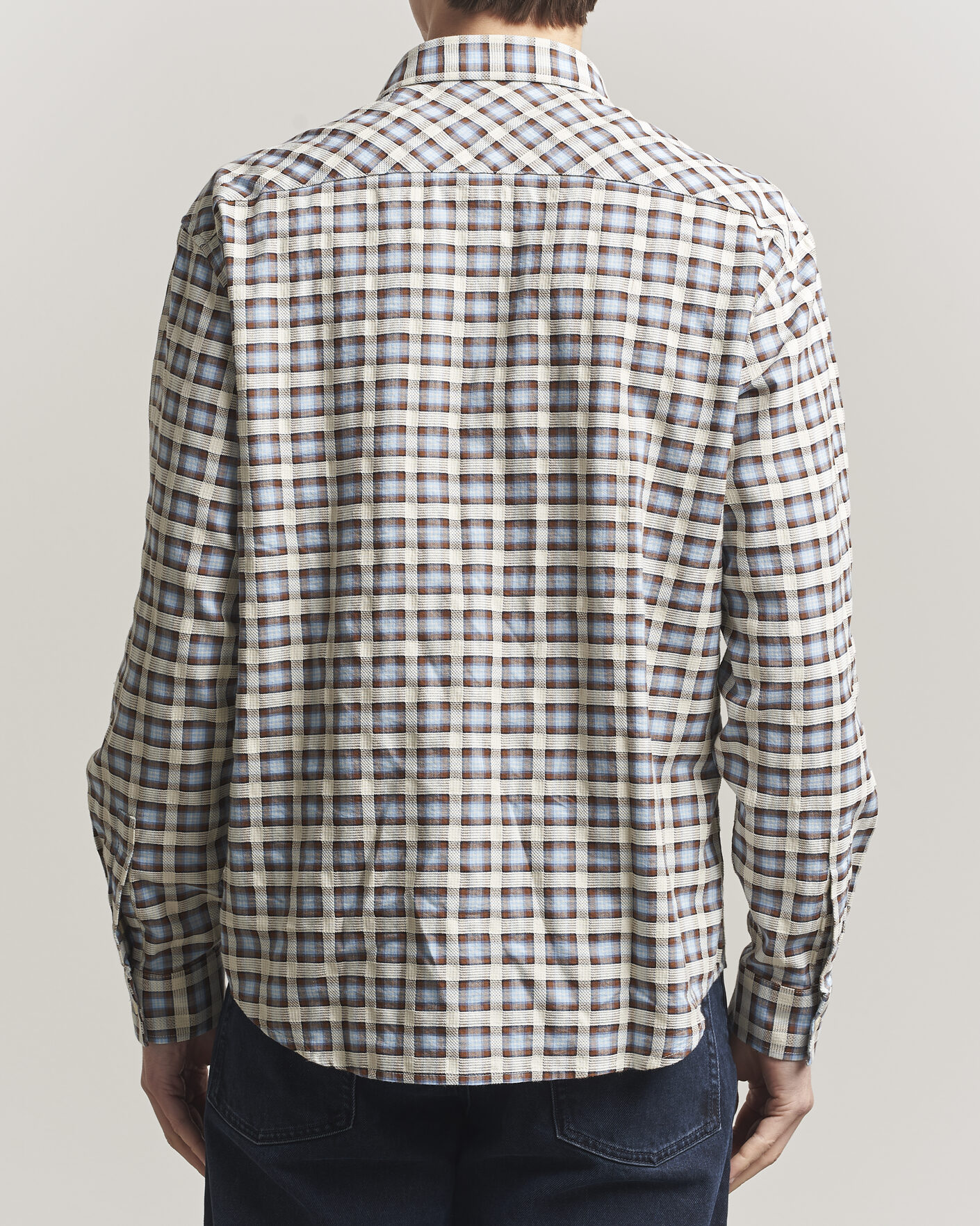Mies | Kauluspaidat | NN07 | Deon Checked Shirt Blue