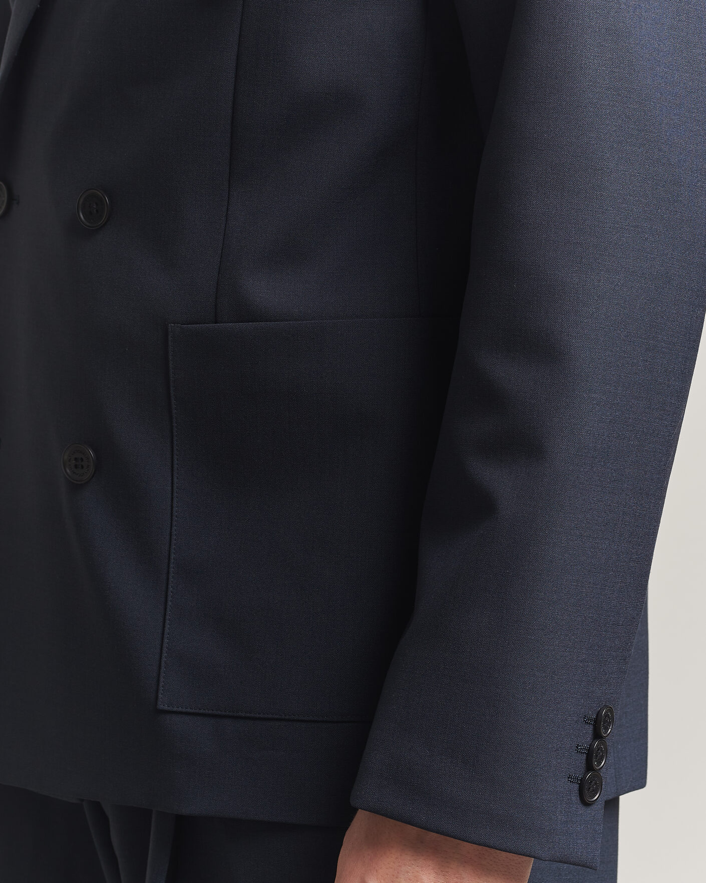 Mies | Pikkutakit | NN07 | Jordin Summer Wool Double Breasted Blazer Deep Navy