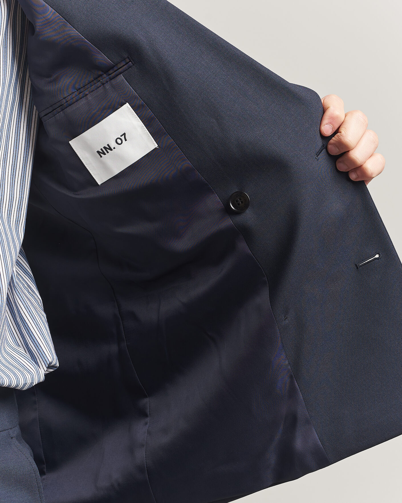 Mies | Pikkutakit | NN07 | Jordin Summer Wool Double Breasted Blazer Deep Navy