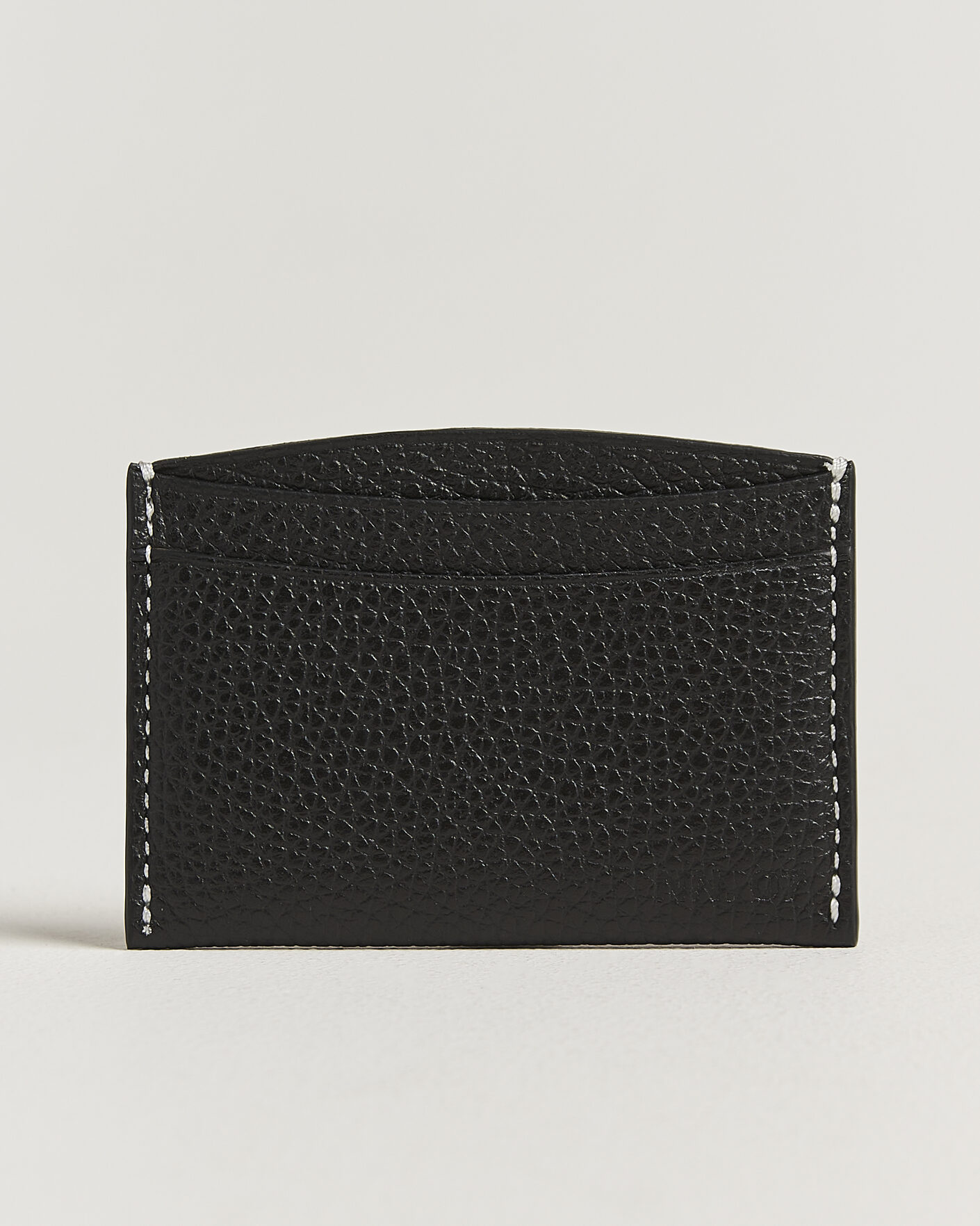 Mies | Lompakot | NN07 | Grained Leather Card Holder Black