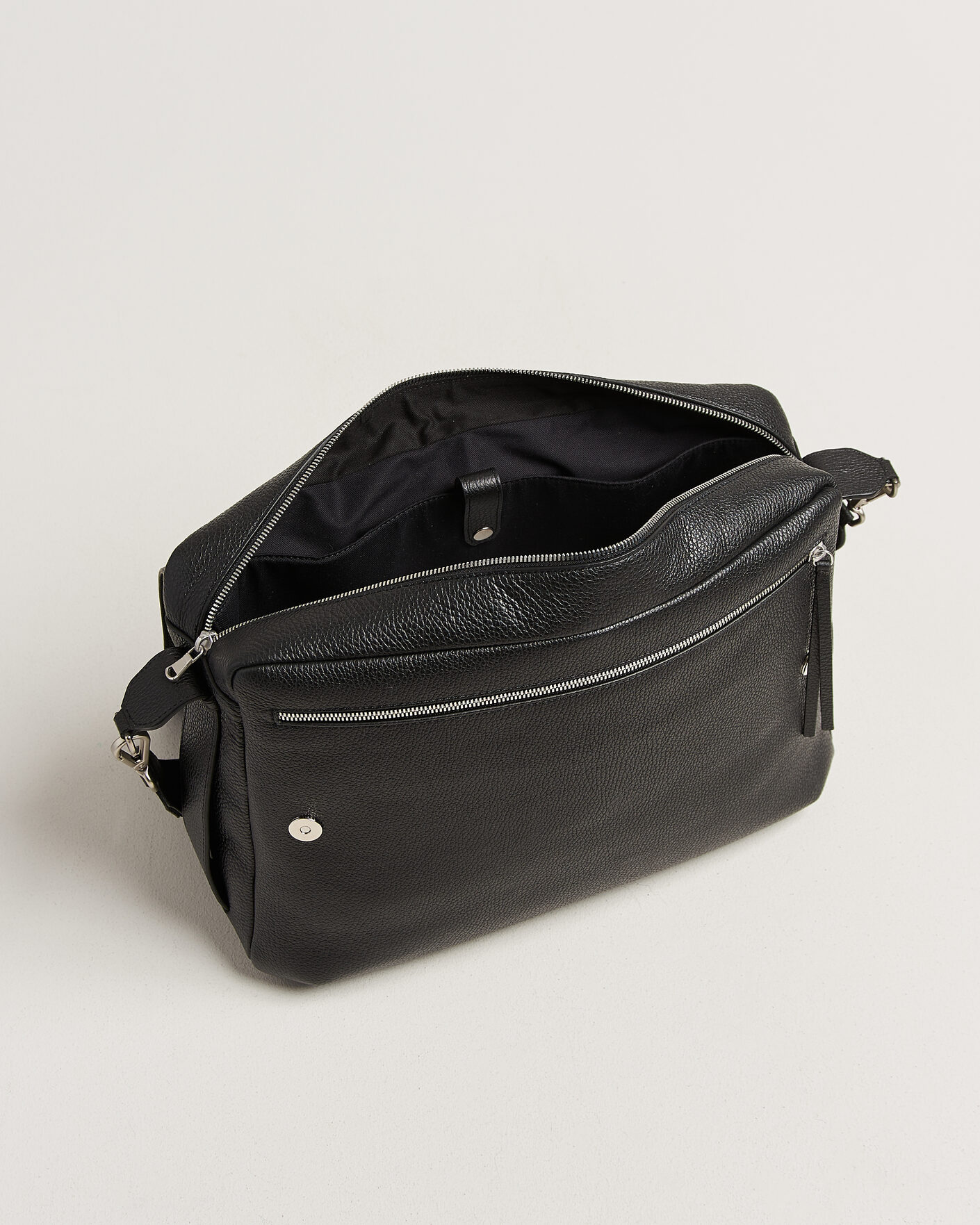 Mies | Laukut | NN07 | Port Satchel Grained Leather Briefcase Black