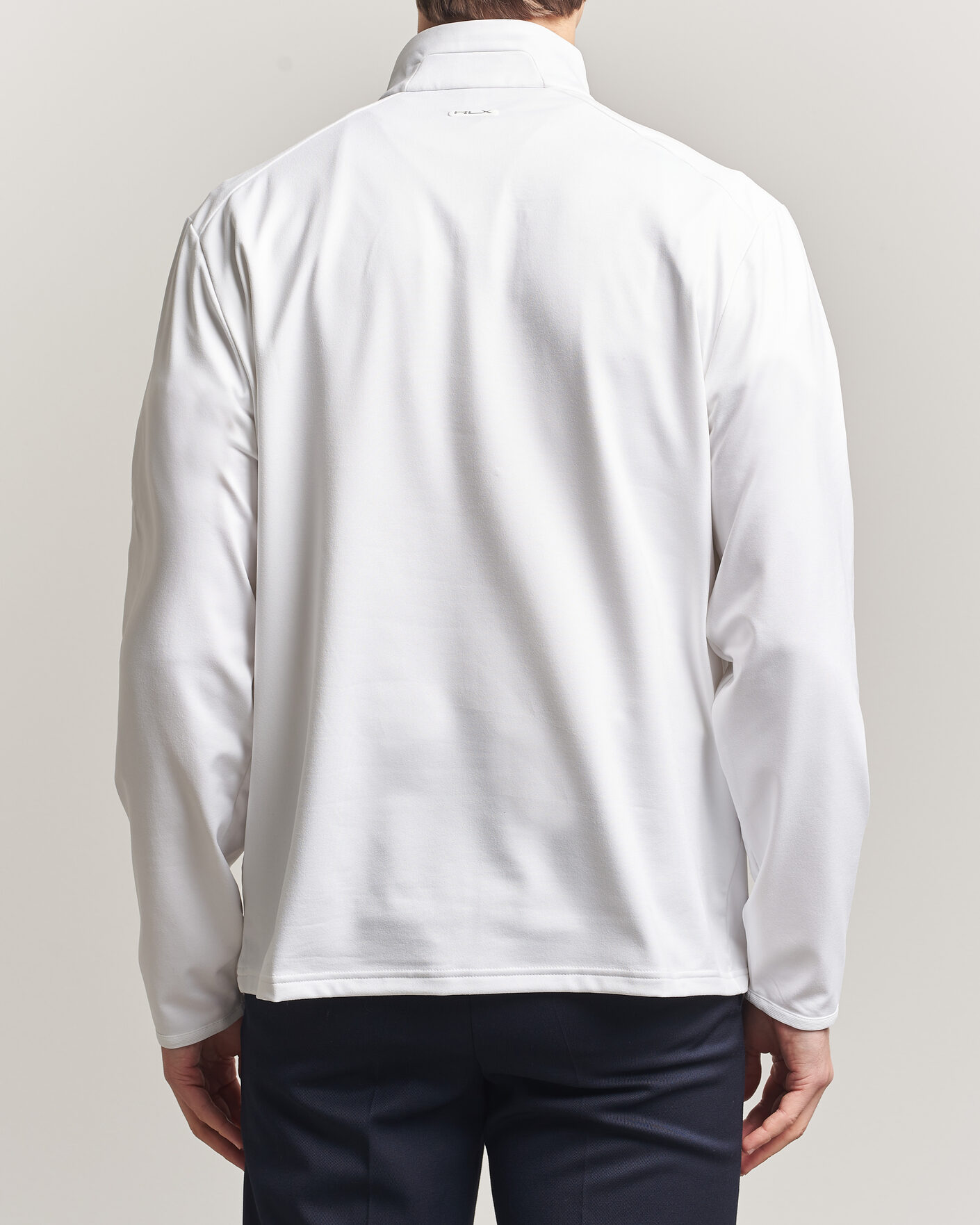 Mies | Golfvaatteet | RLX Ralph Lauren | Luxury Jersey Half Zip Ceramic White